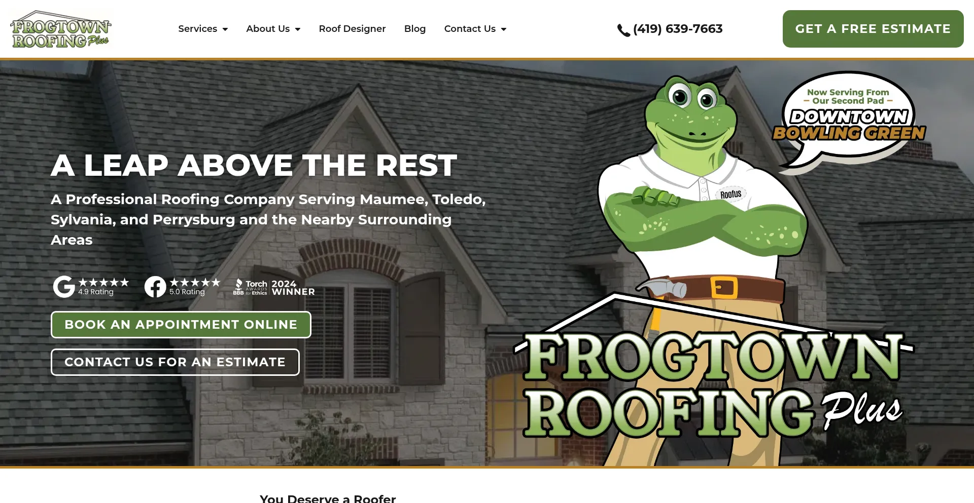 ¿És Seguro y Confiable Frogtownroofing.com?