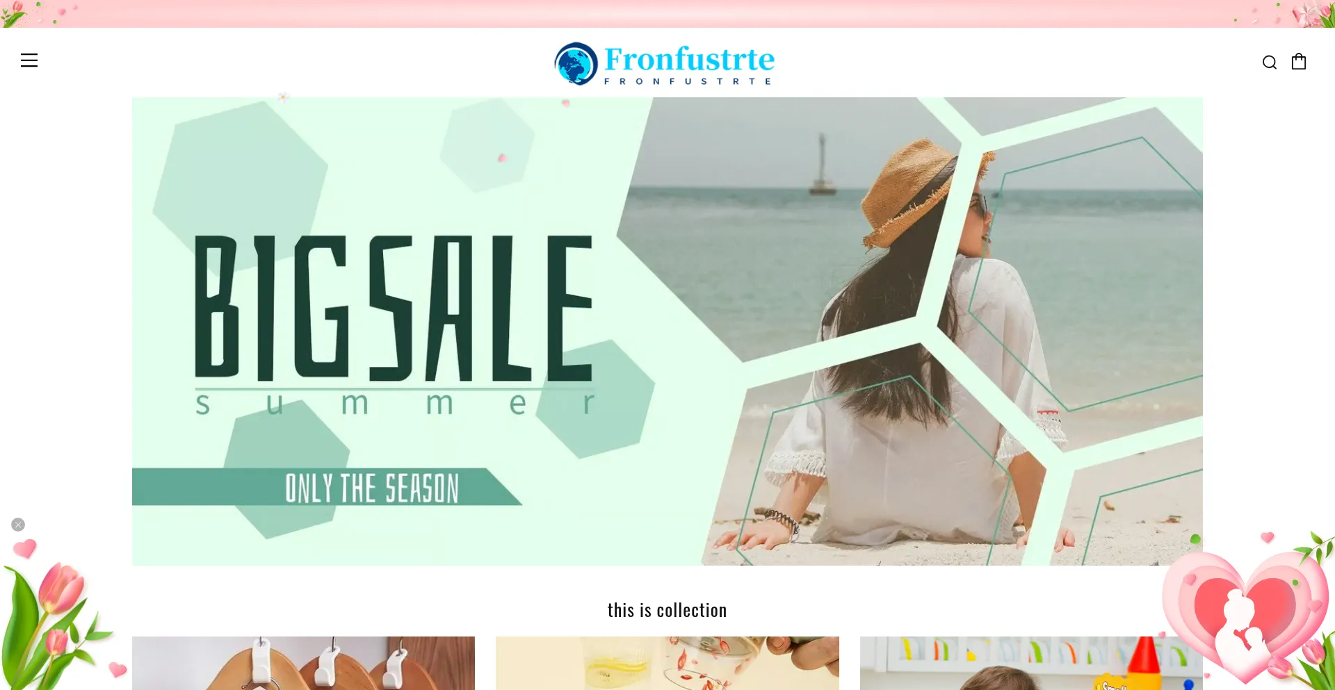Website screenshot of Fronfustrte.com
