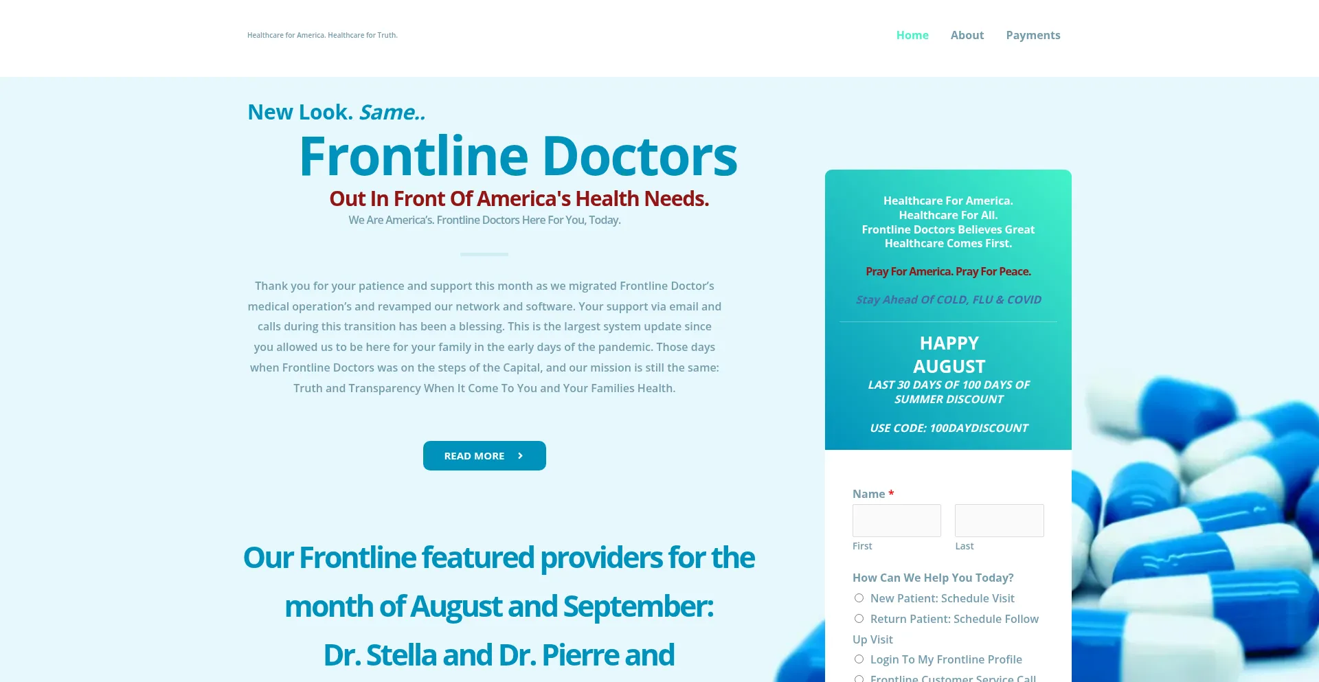 ¿És Seguro y Confiable Frontlinedoctors.com?