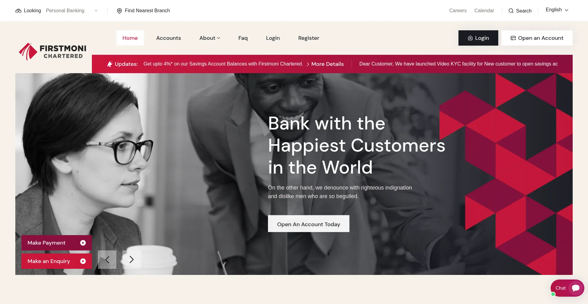 Website screenshot of Frstmonichd.com