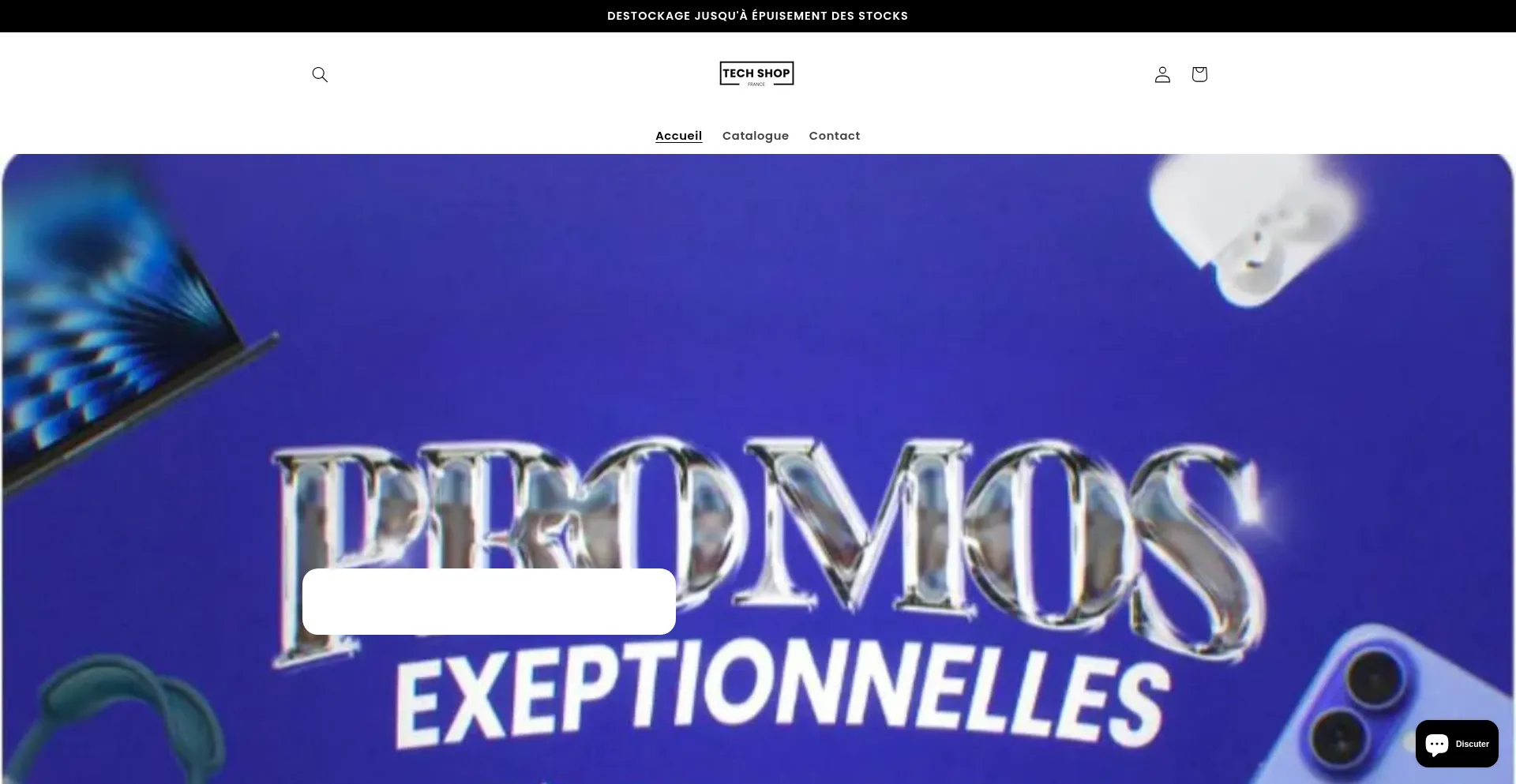 Website screenshot of Frtech-shop.com