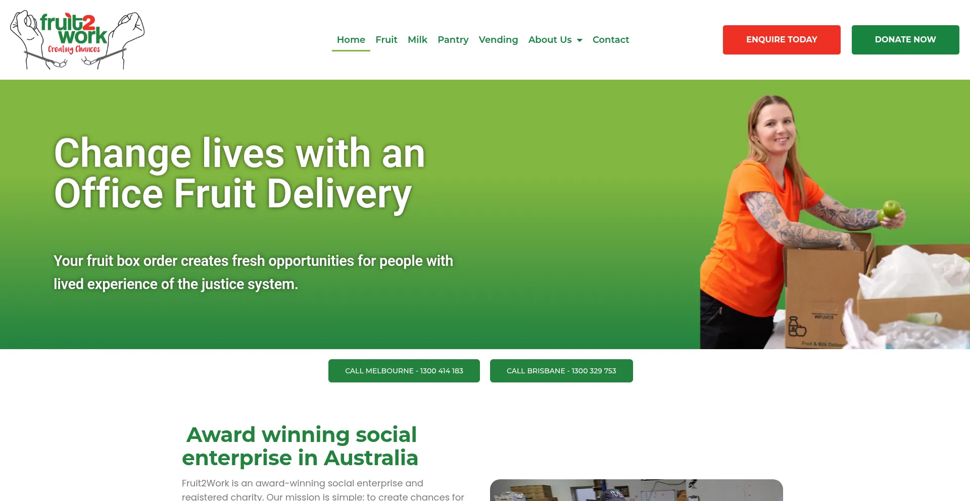 ¿És Seguro y Confiable Fruit2work.com.au?