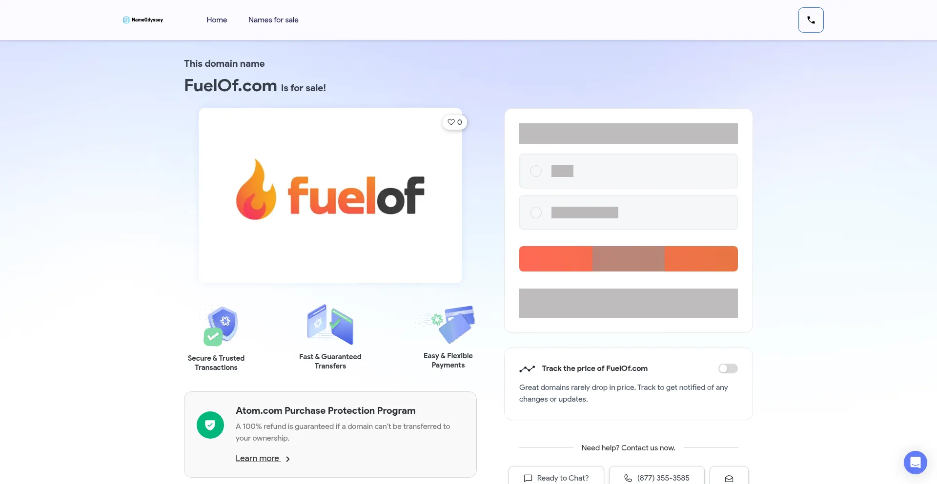 Fuelof.com Screenshot