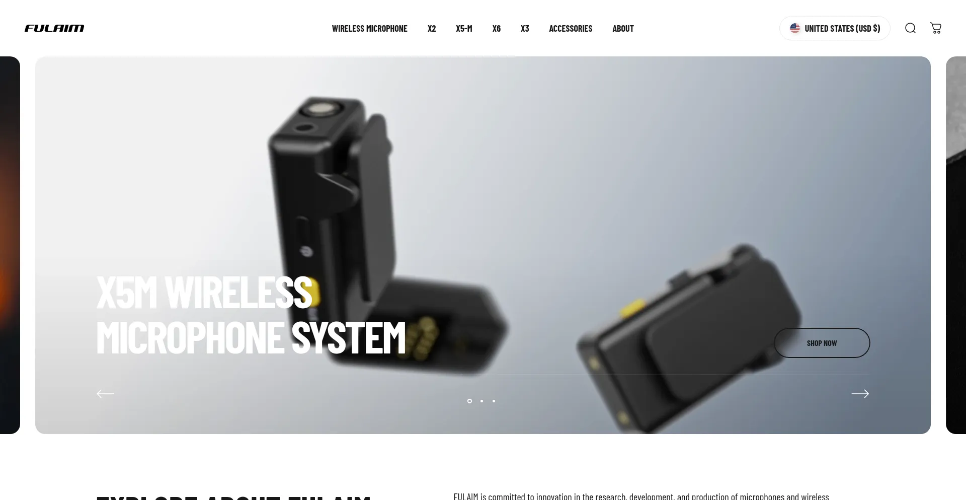 Website screenshot of Fulaim.com