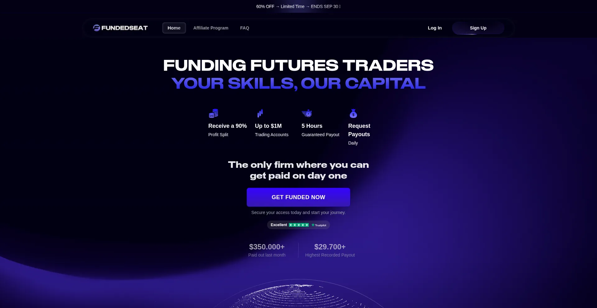 Fundedseat.com Screenshot