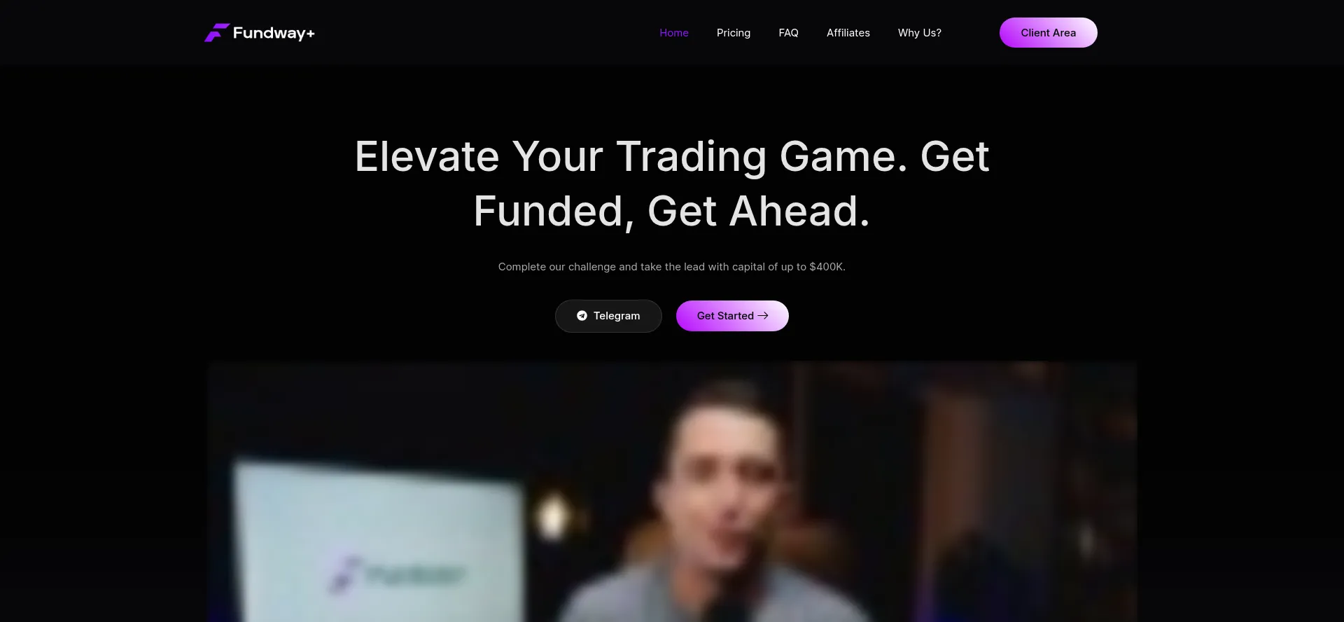 Website screenshot of Fundwayplus.com