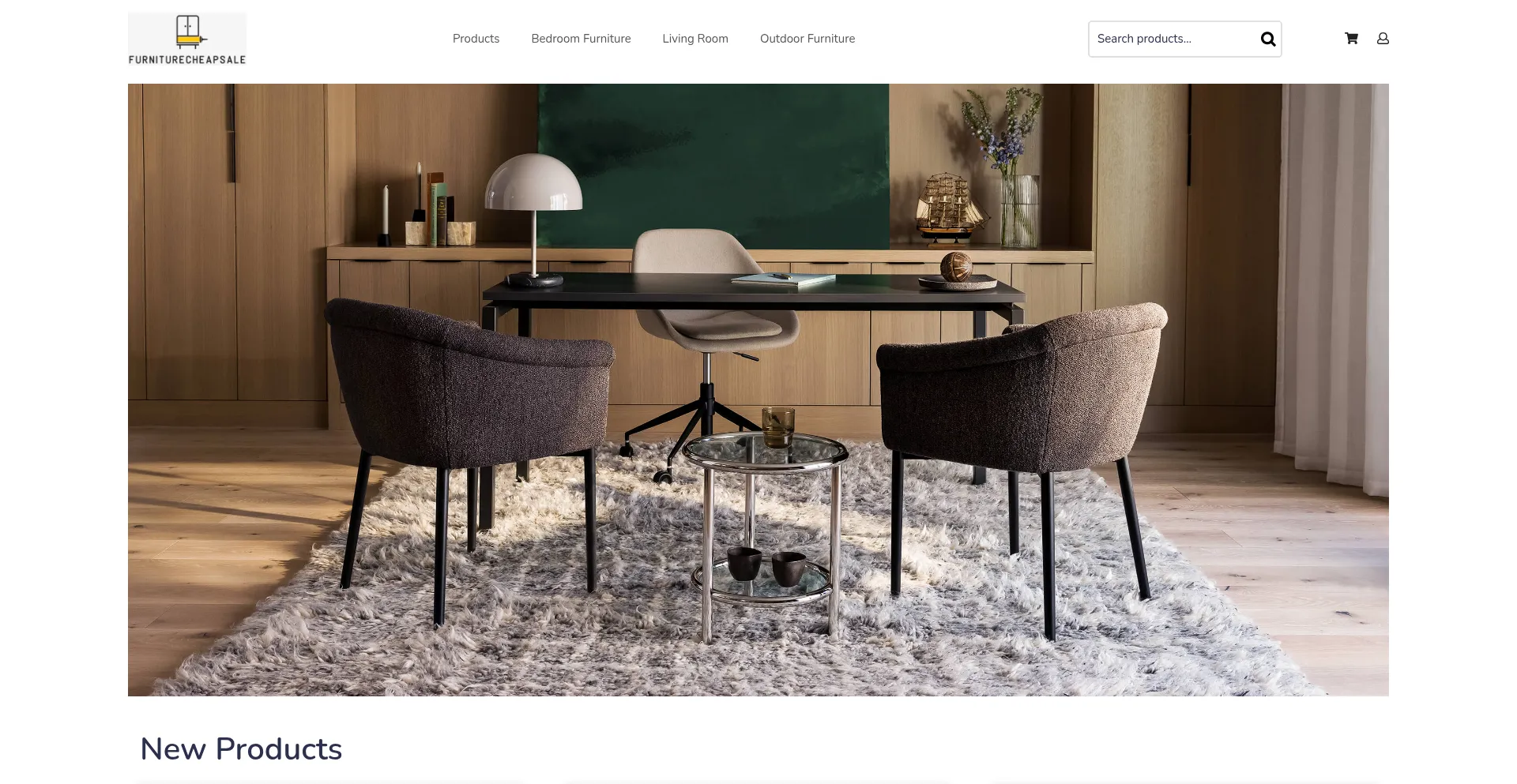 Website screenshot of Furniturecheapsale.com