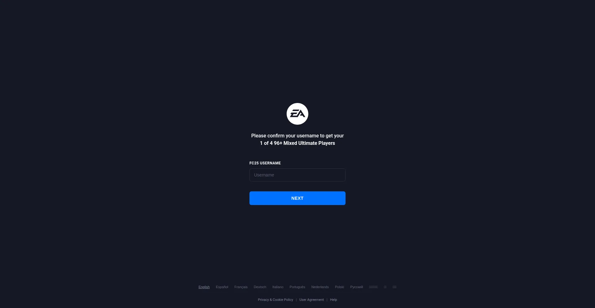 Website screenshot of Fut.lol