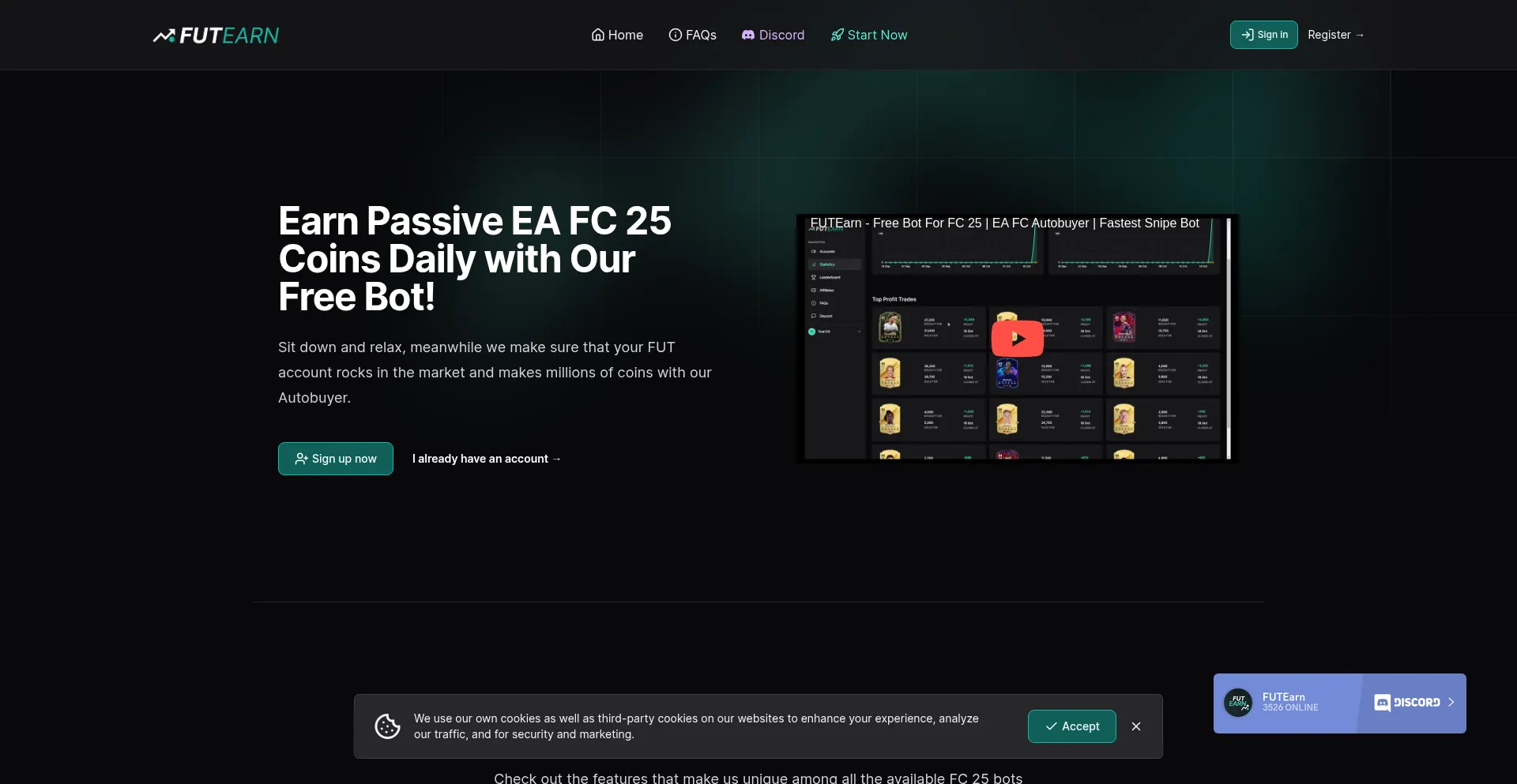 Futearn.com Screenshot