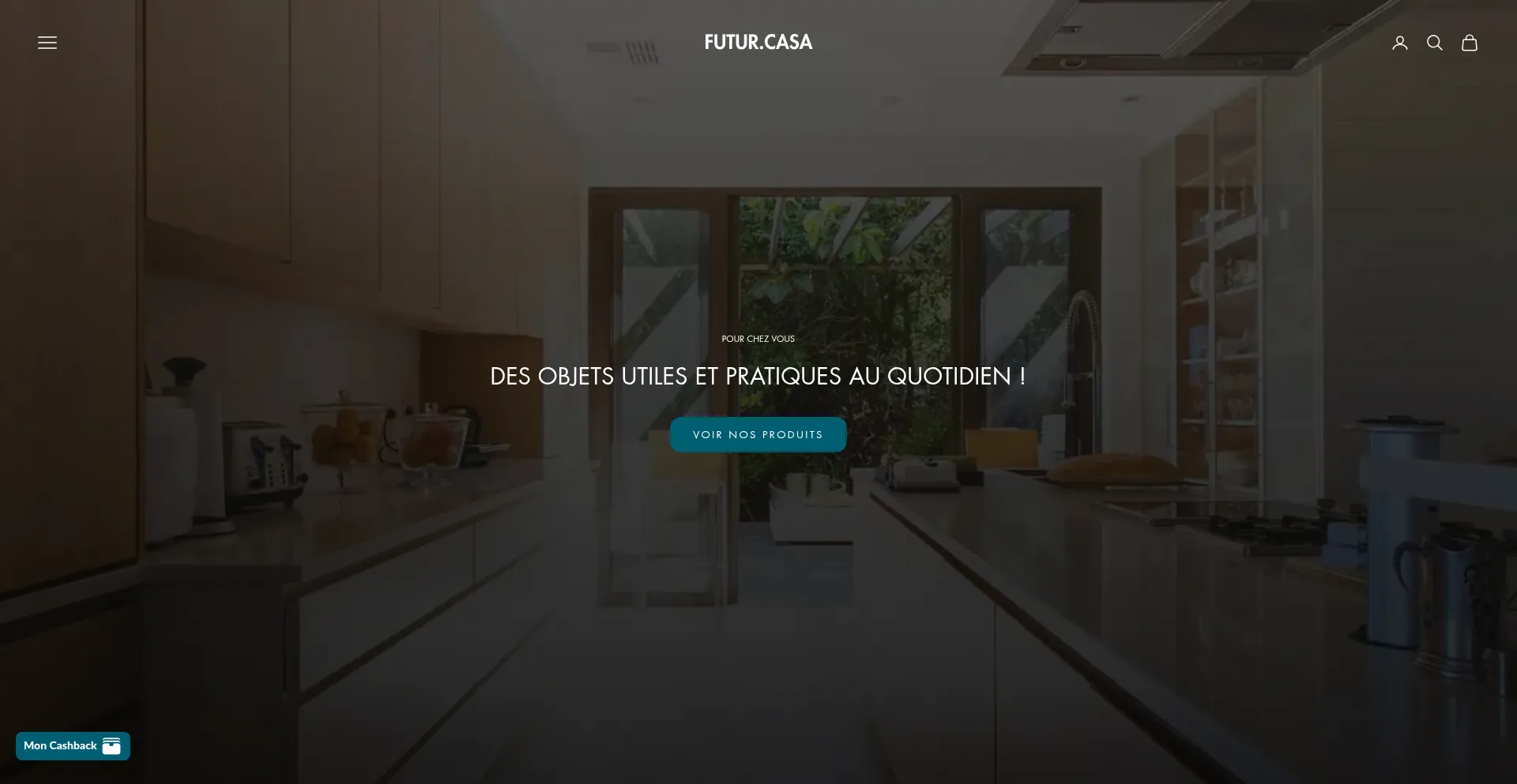 Website screenshot of Futur-casa.com