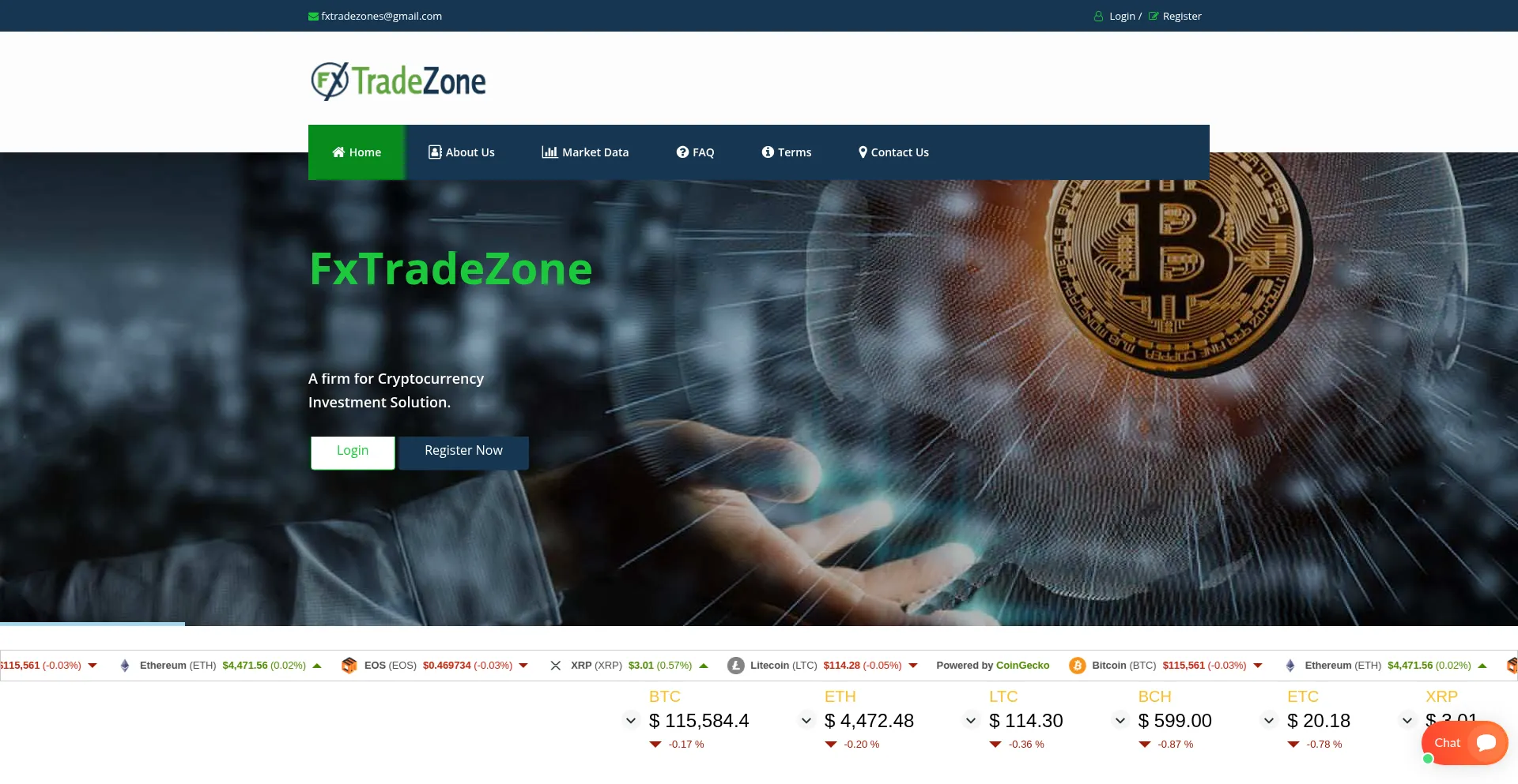 Fxtradezone.net Screenshot