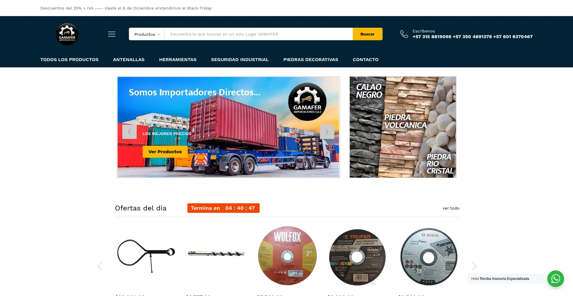 Gamaferimportaciones.com