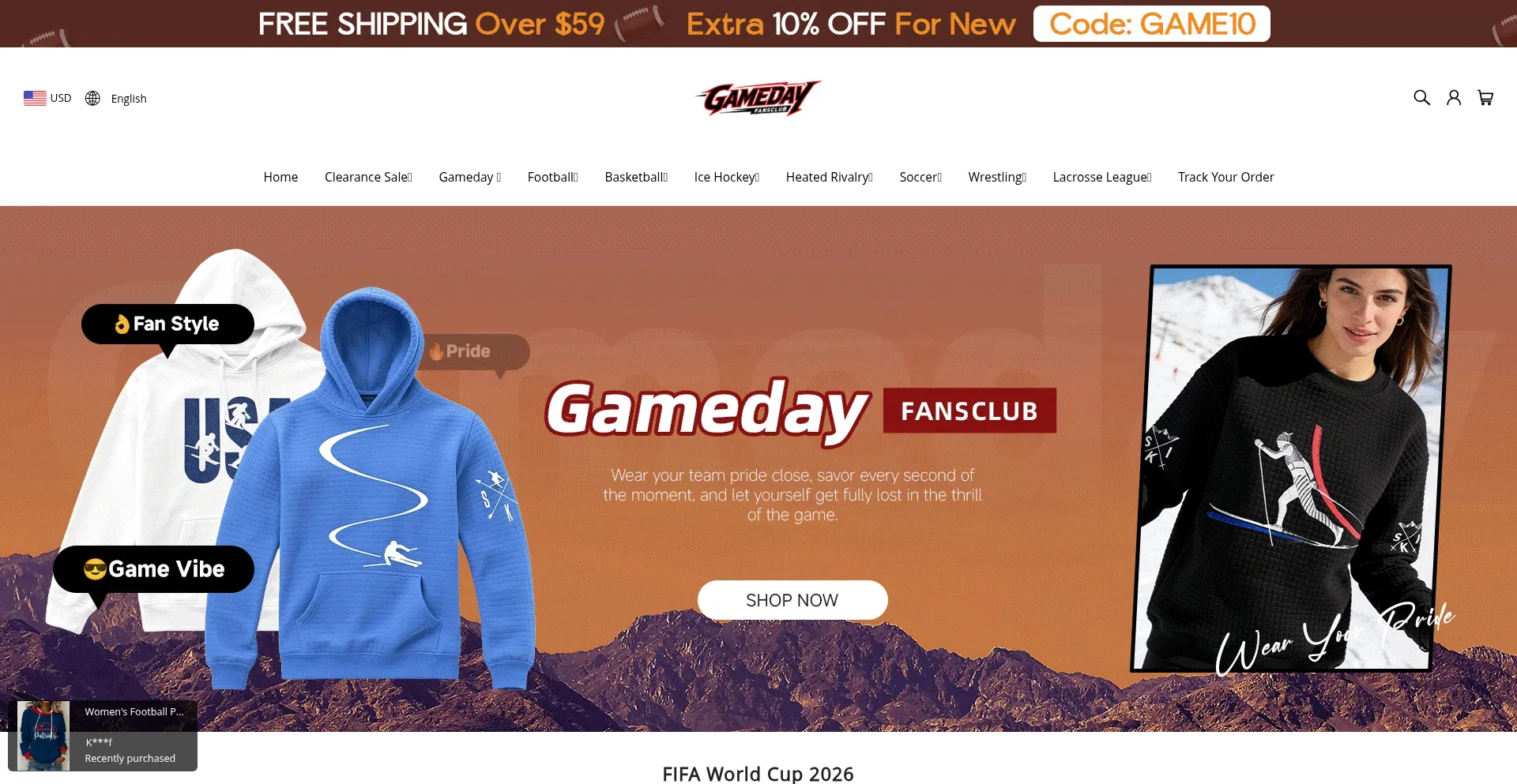 Gamedayfansclub.com