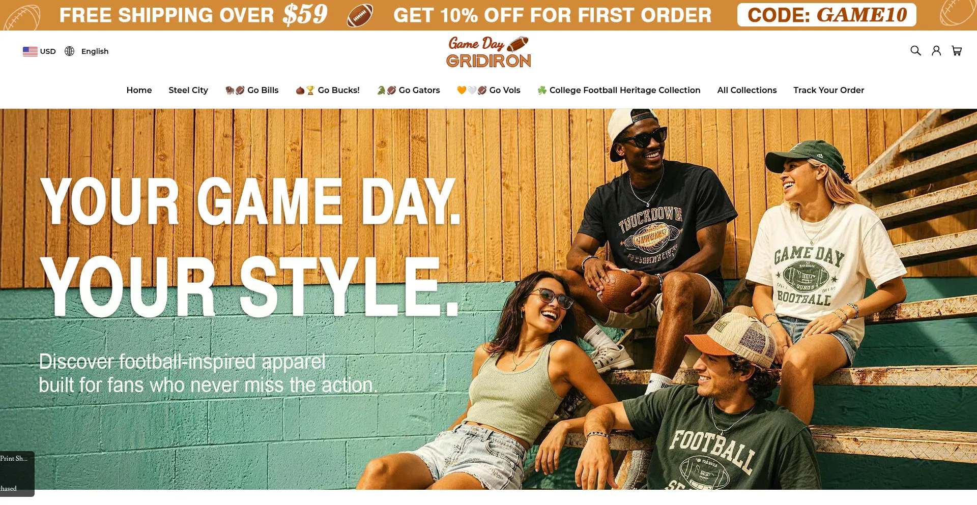 Gamedaygridiron.com