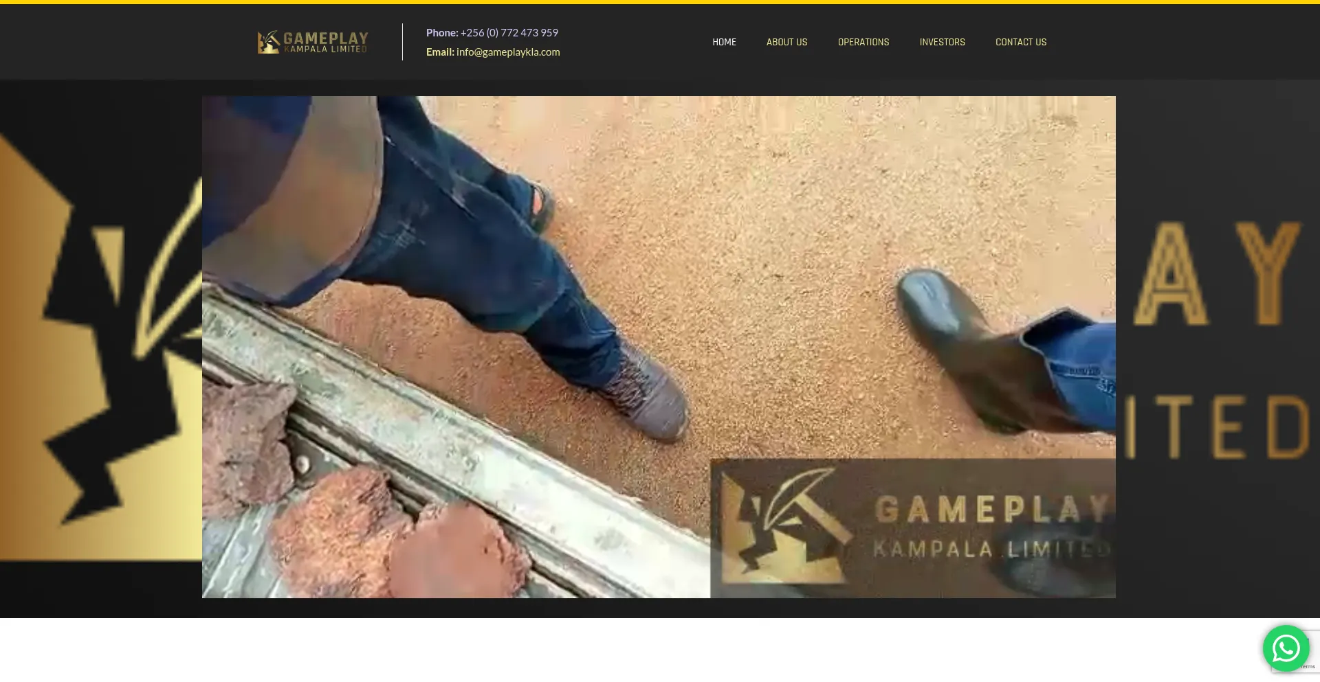 Website screenshot of Gameplaykla.com
