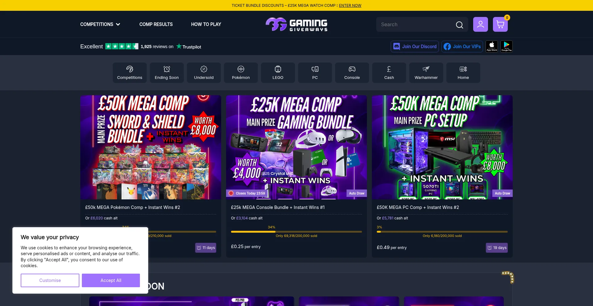 ¿És Seguro y Confiable Gaminggiveaways.co.uk?