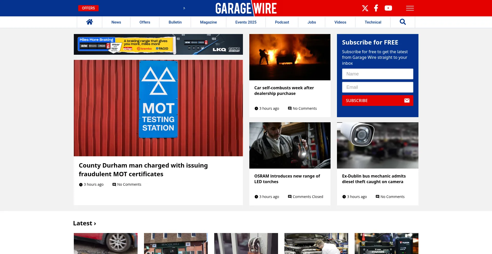 ¿És Seguro y Confiable Garagewire.co.uk?