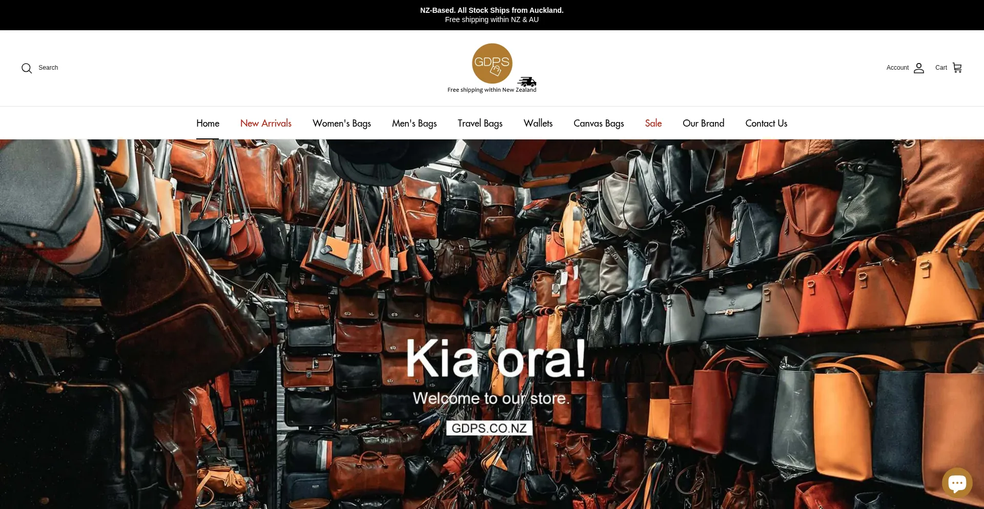 Website screenshot of Gdps.co.nz