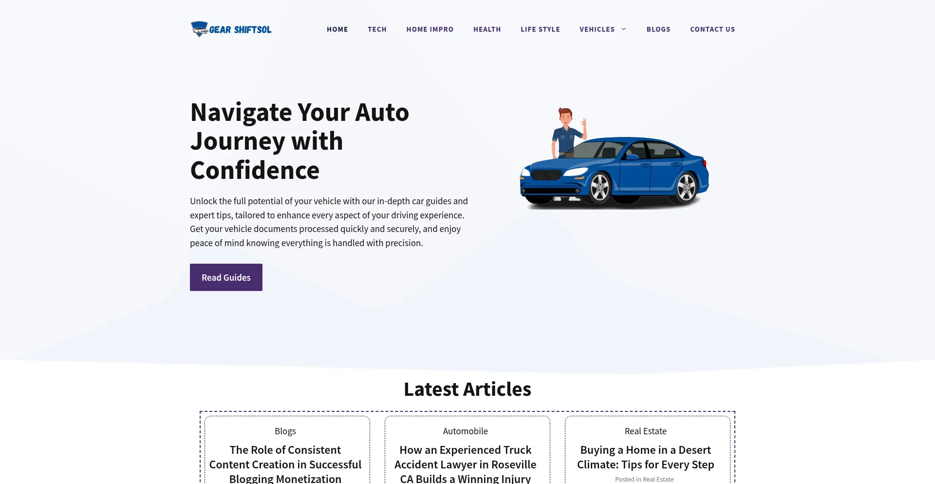 Gearshiftsol.net Screenshot