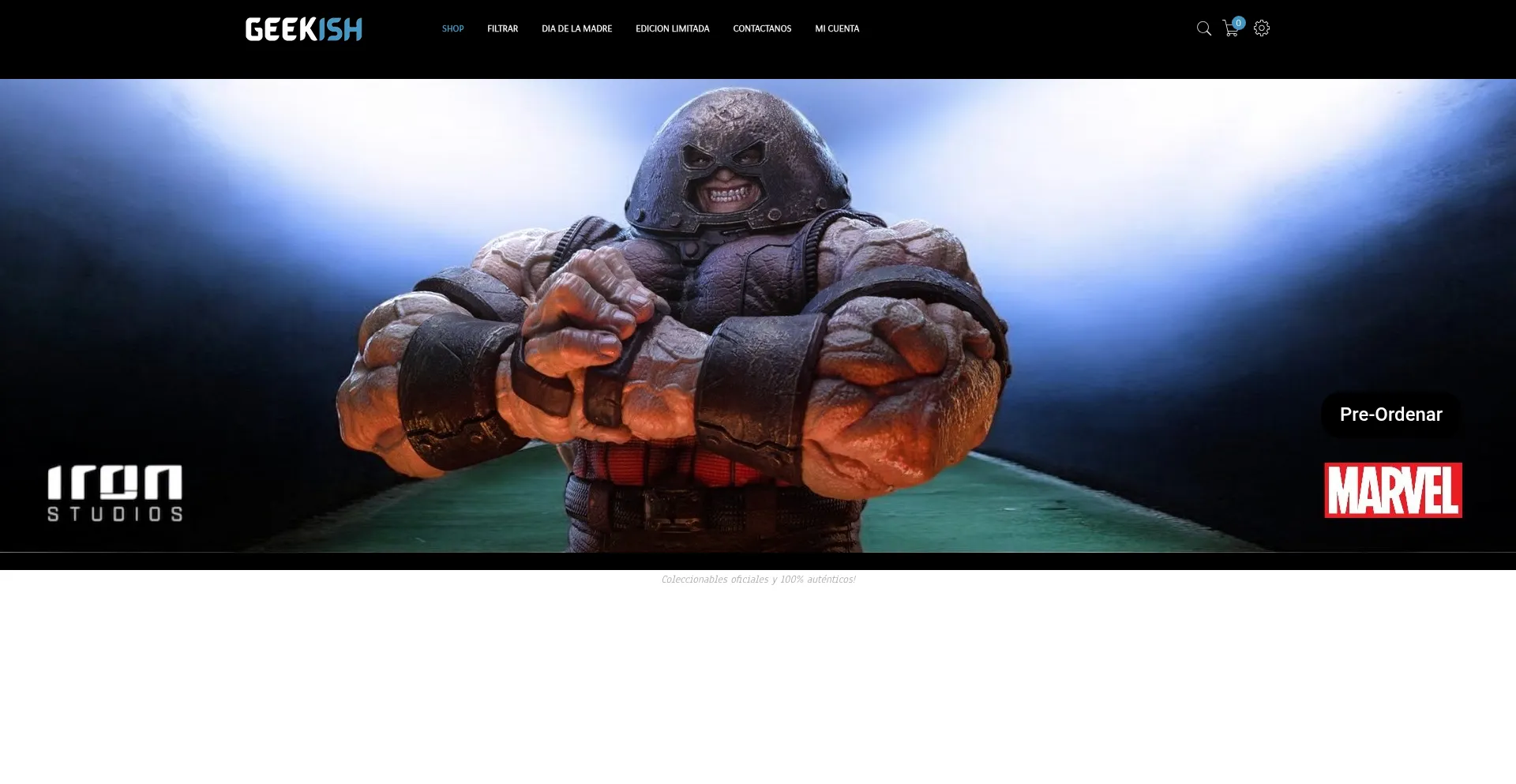 Website screenshot of Geekishcr.com