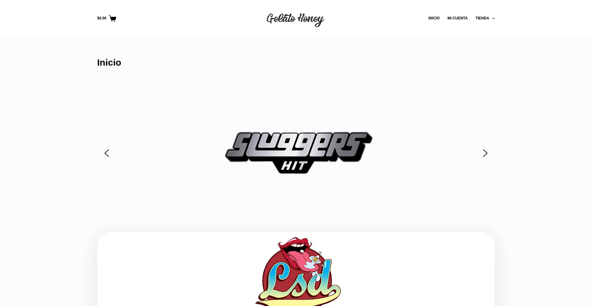 Gelatohoney.com Screenshot