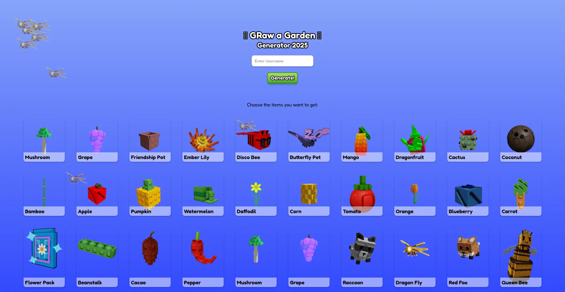 Website screenshot of Gen7.lol