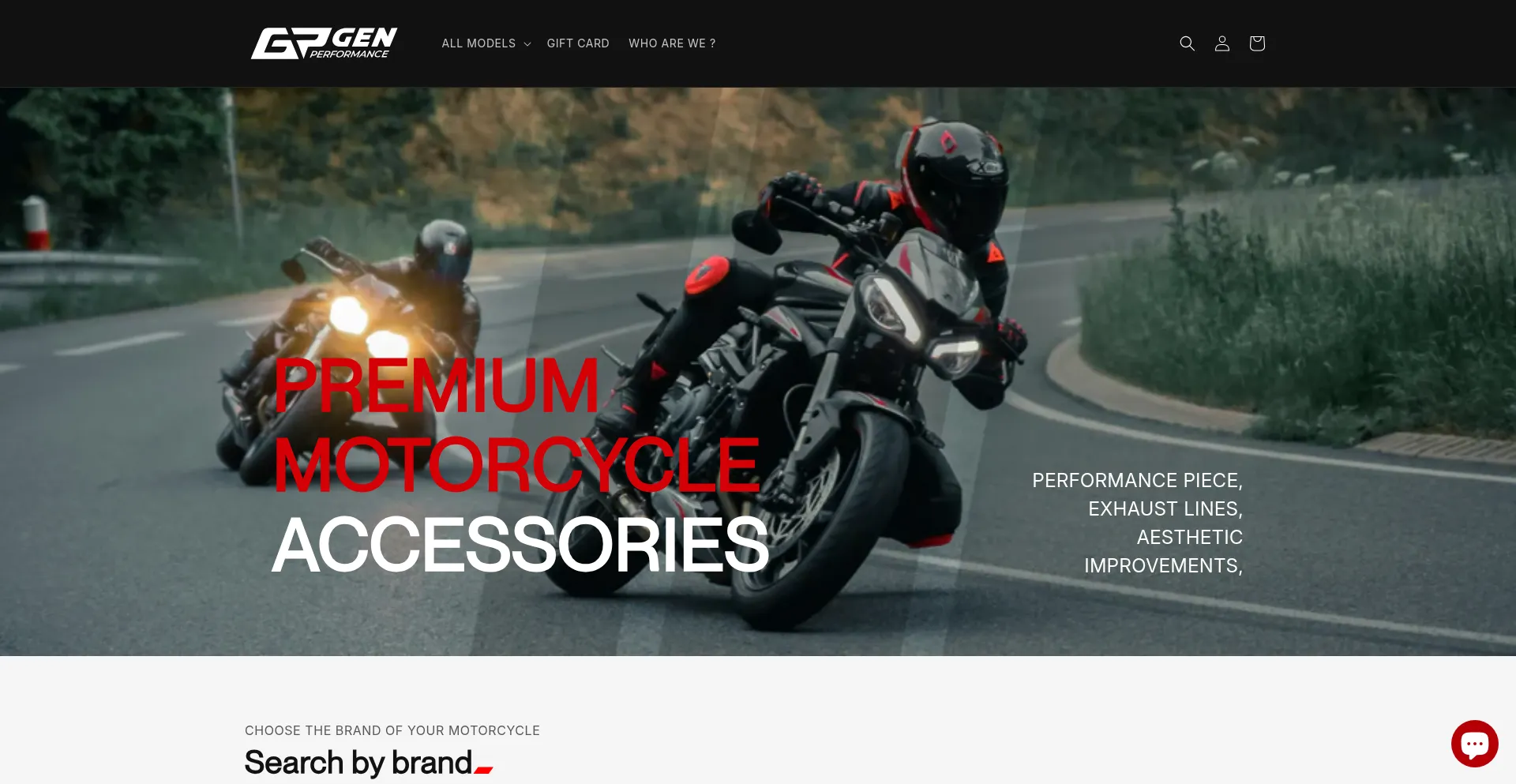 Website screenshot of Gen-performance.com