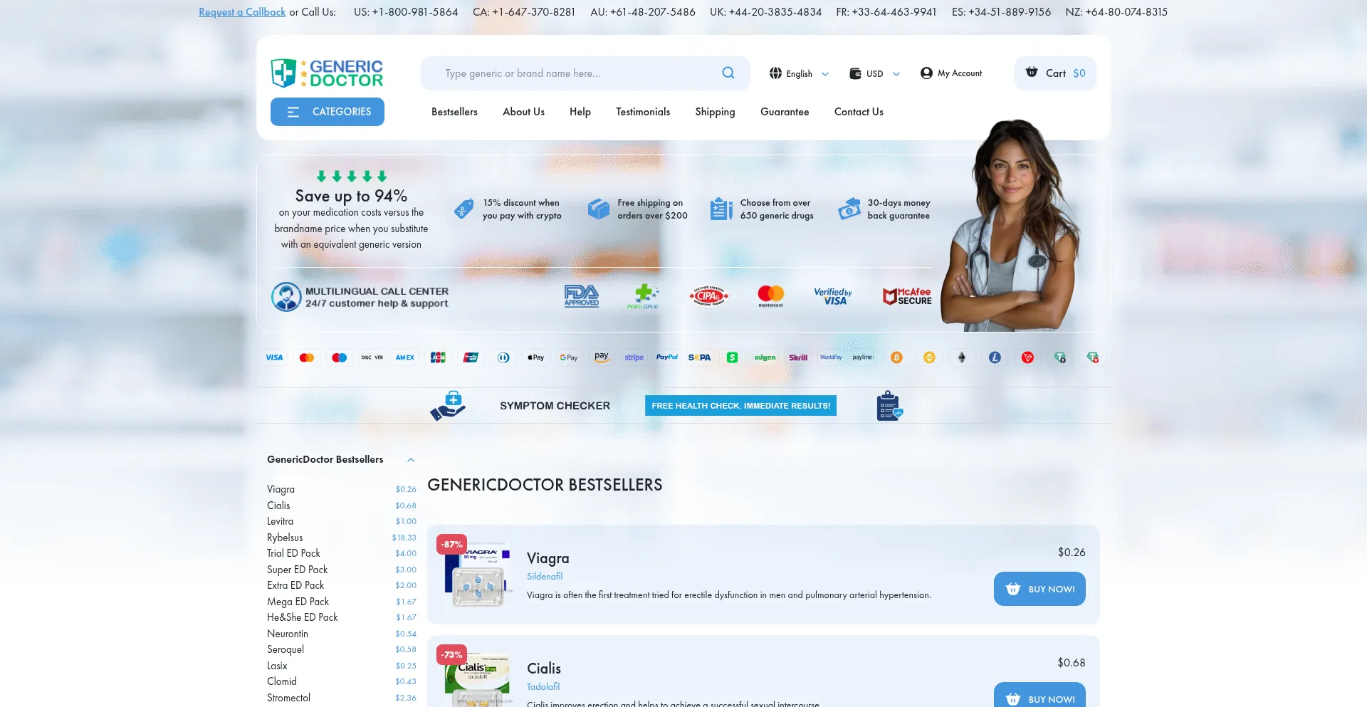 ¿És Seguro y Confiable Genericdoctor.com?