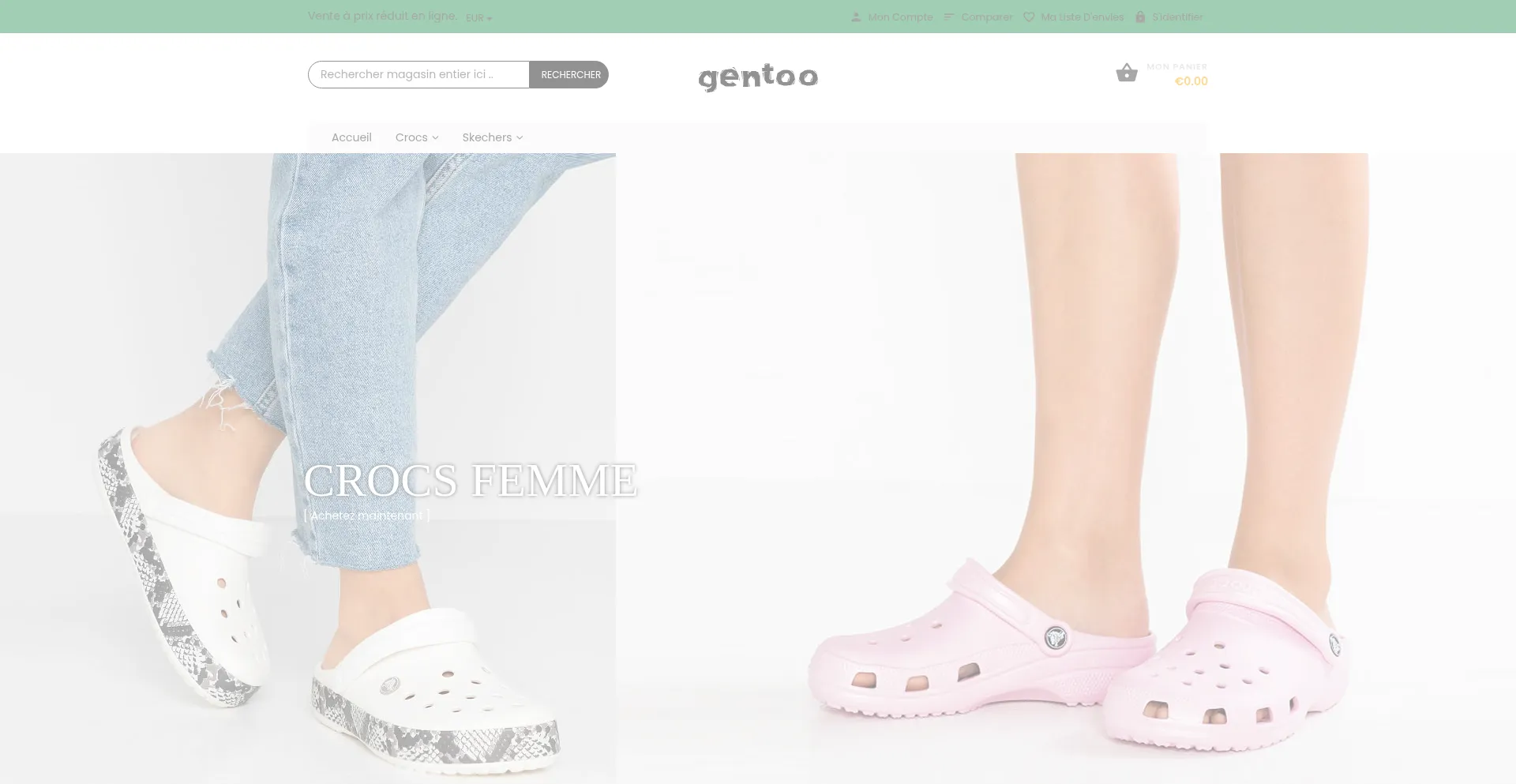 Website screenshot of Gentoo.fr