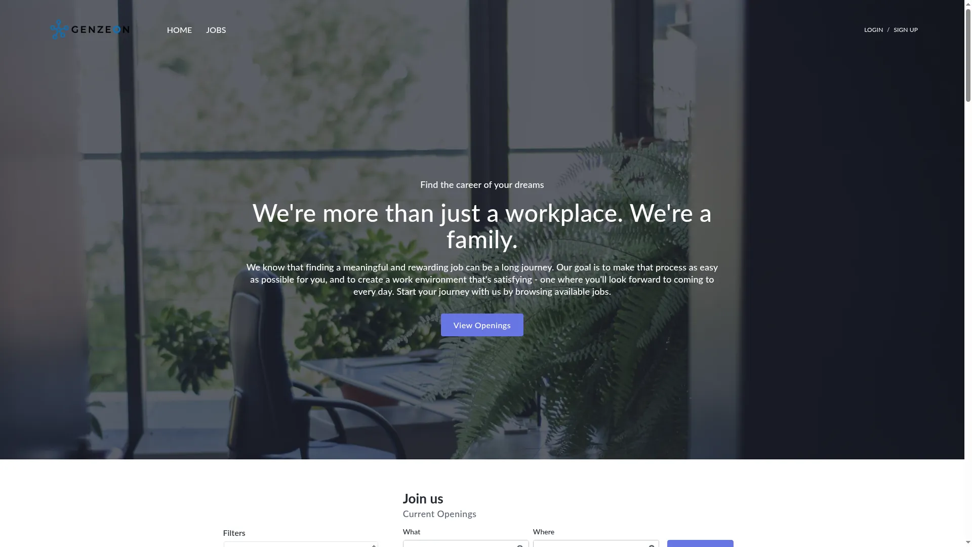 Genzeon.zohorecruit.com