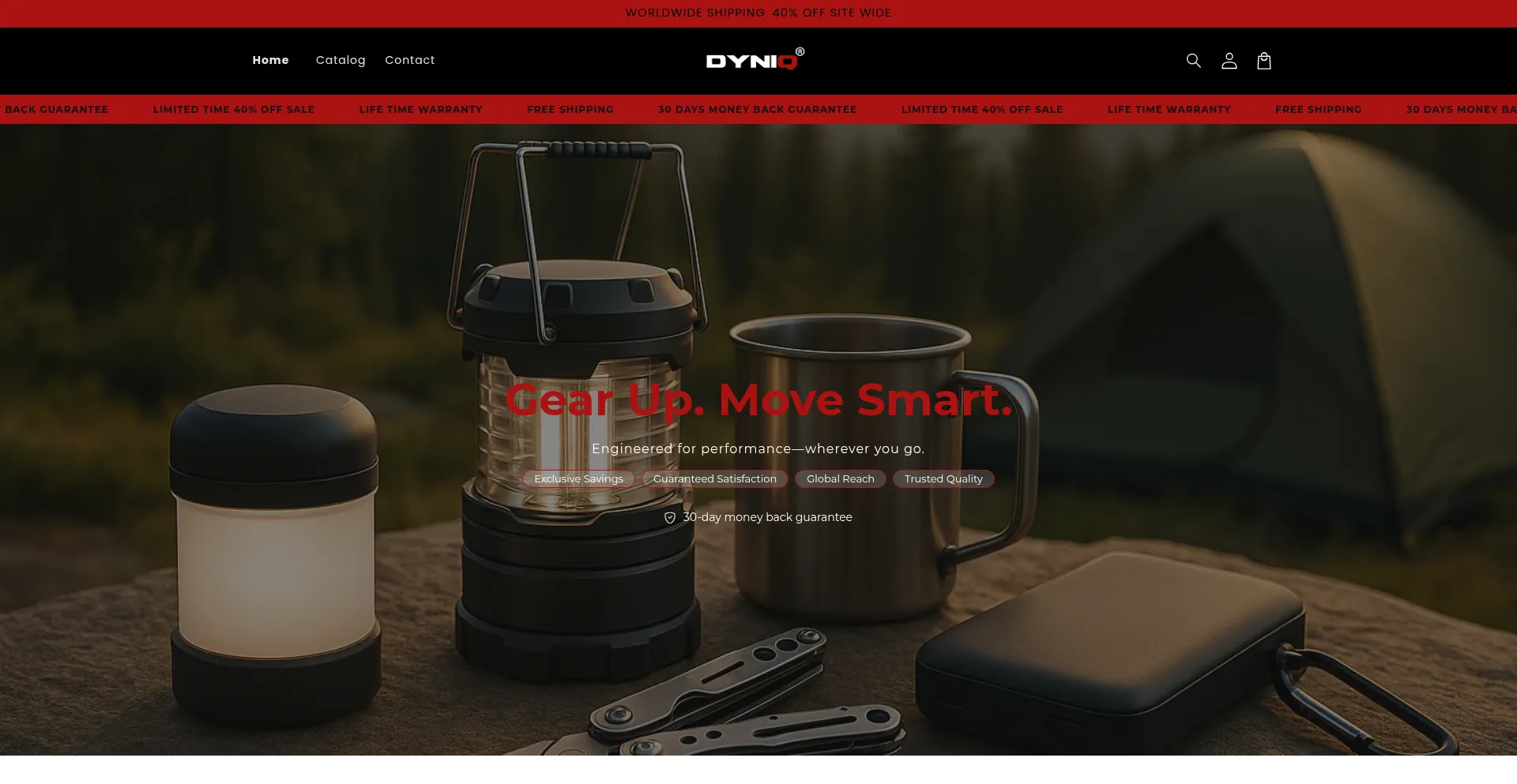 Getdyniq.store Screenshot