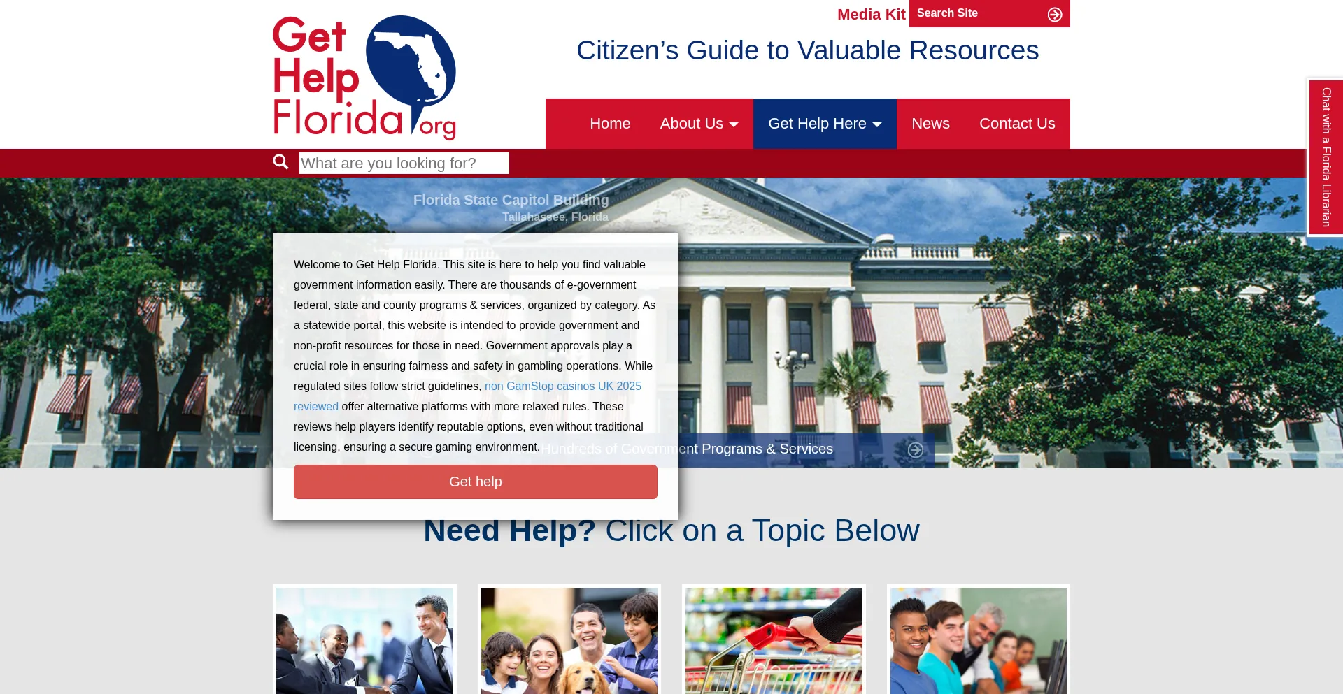 ¿És Seguro y Confiable Gethelpflorida.org?