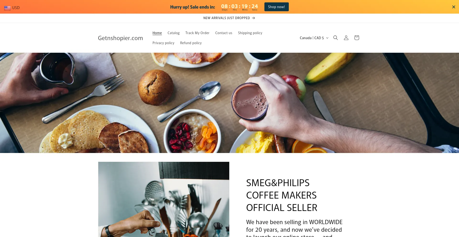 ¿És Seguro y Confiable Getnshopier.com?