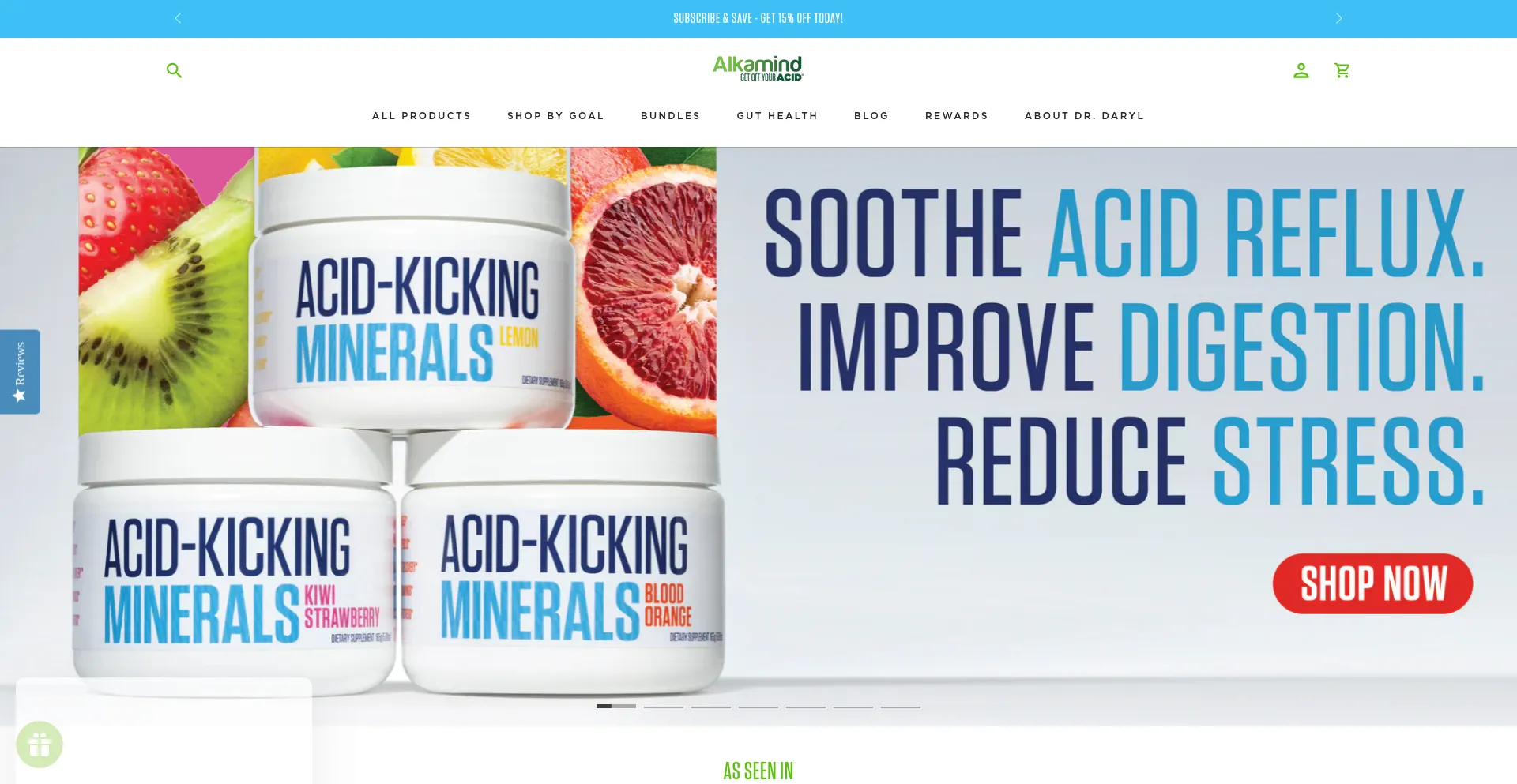 Website screenshot of Getoffyouracid.com
