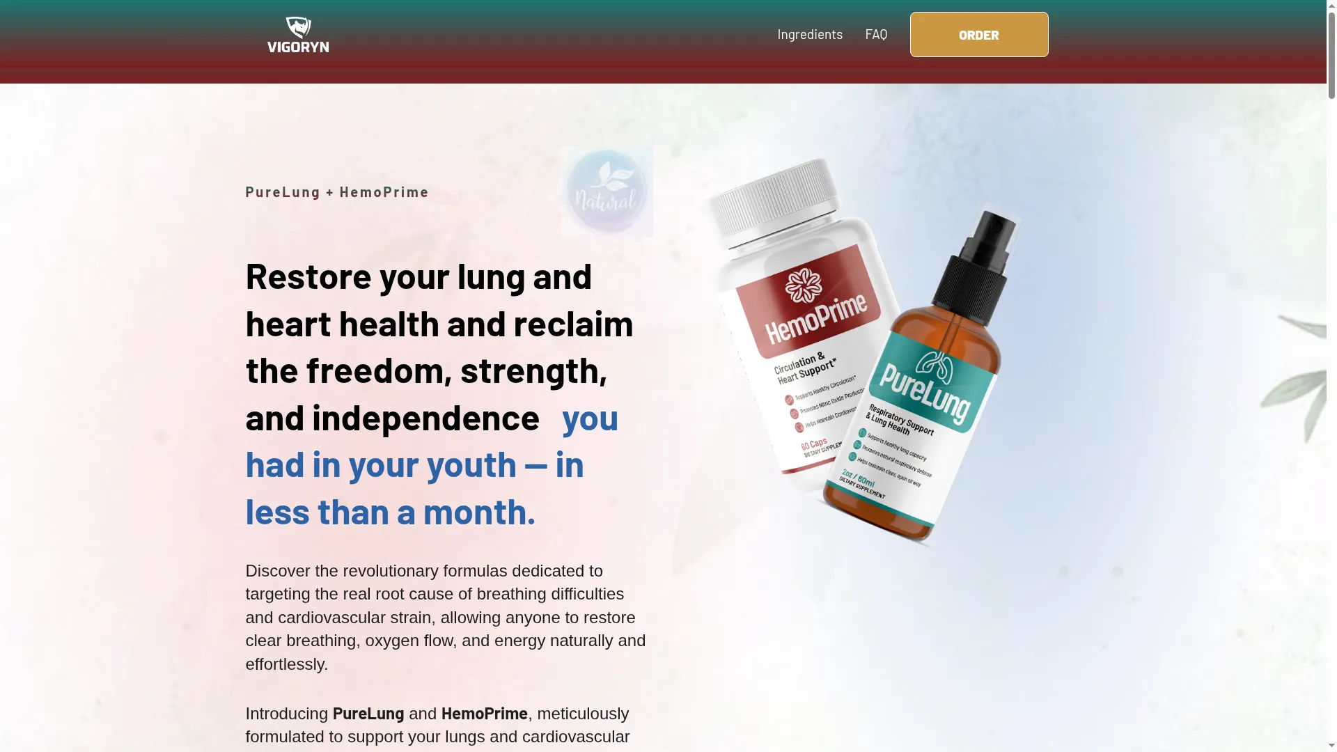 Getpurelung.com