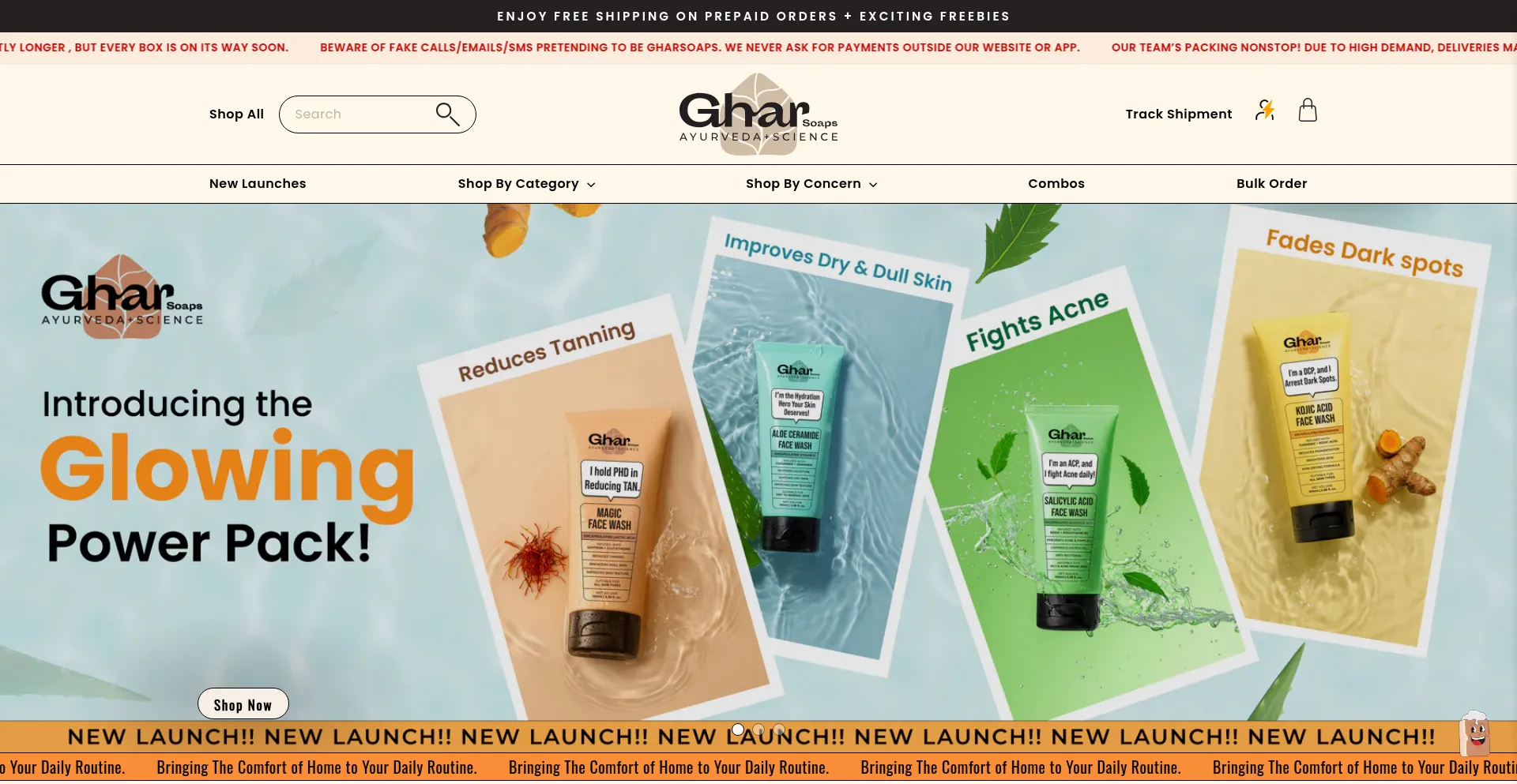 Gharsoaps.shop Screenshot