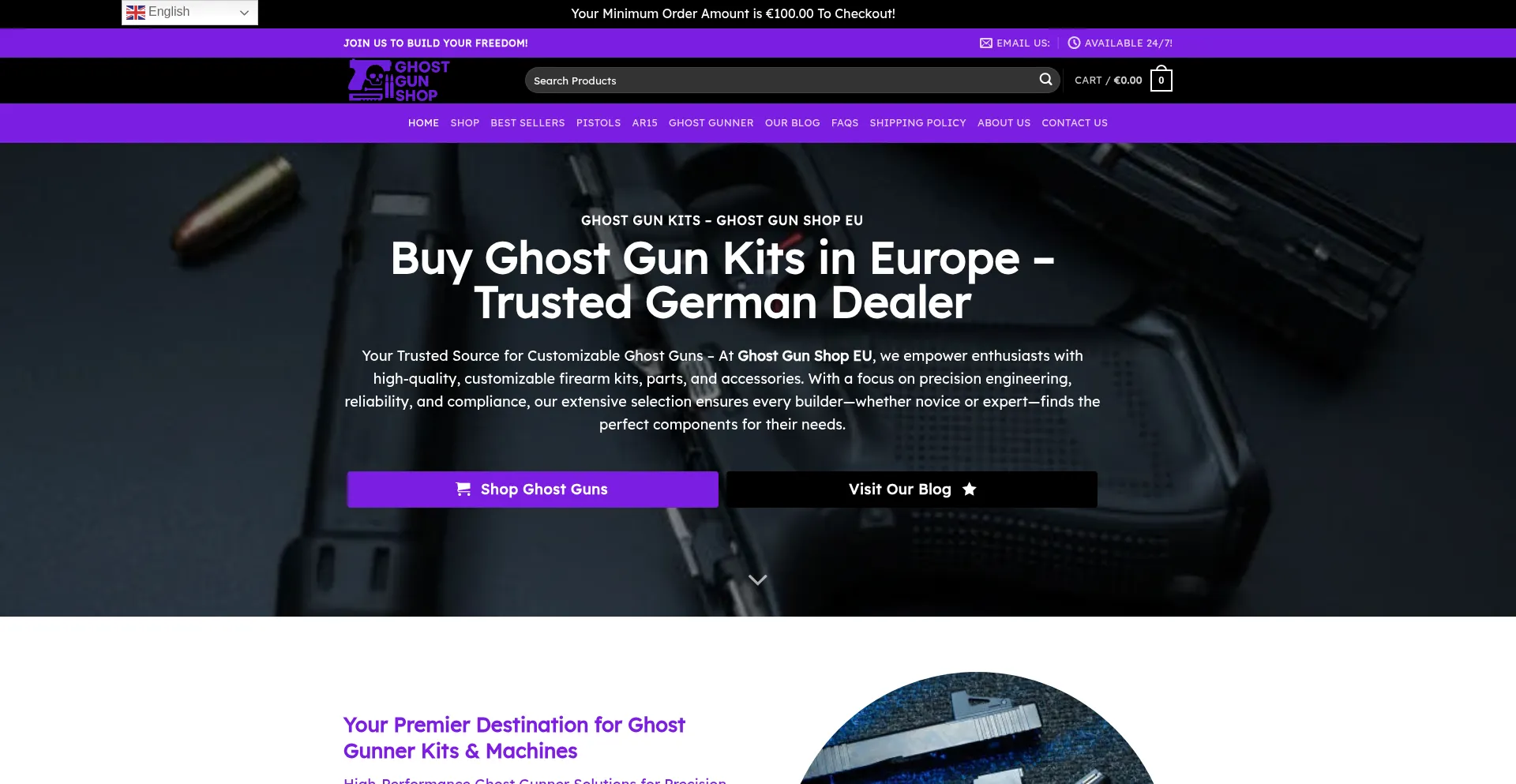 ¿És Seguro y Confiable Ghostgunshop.de?