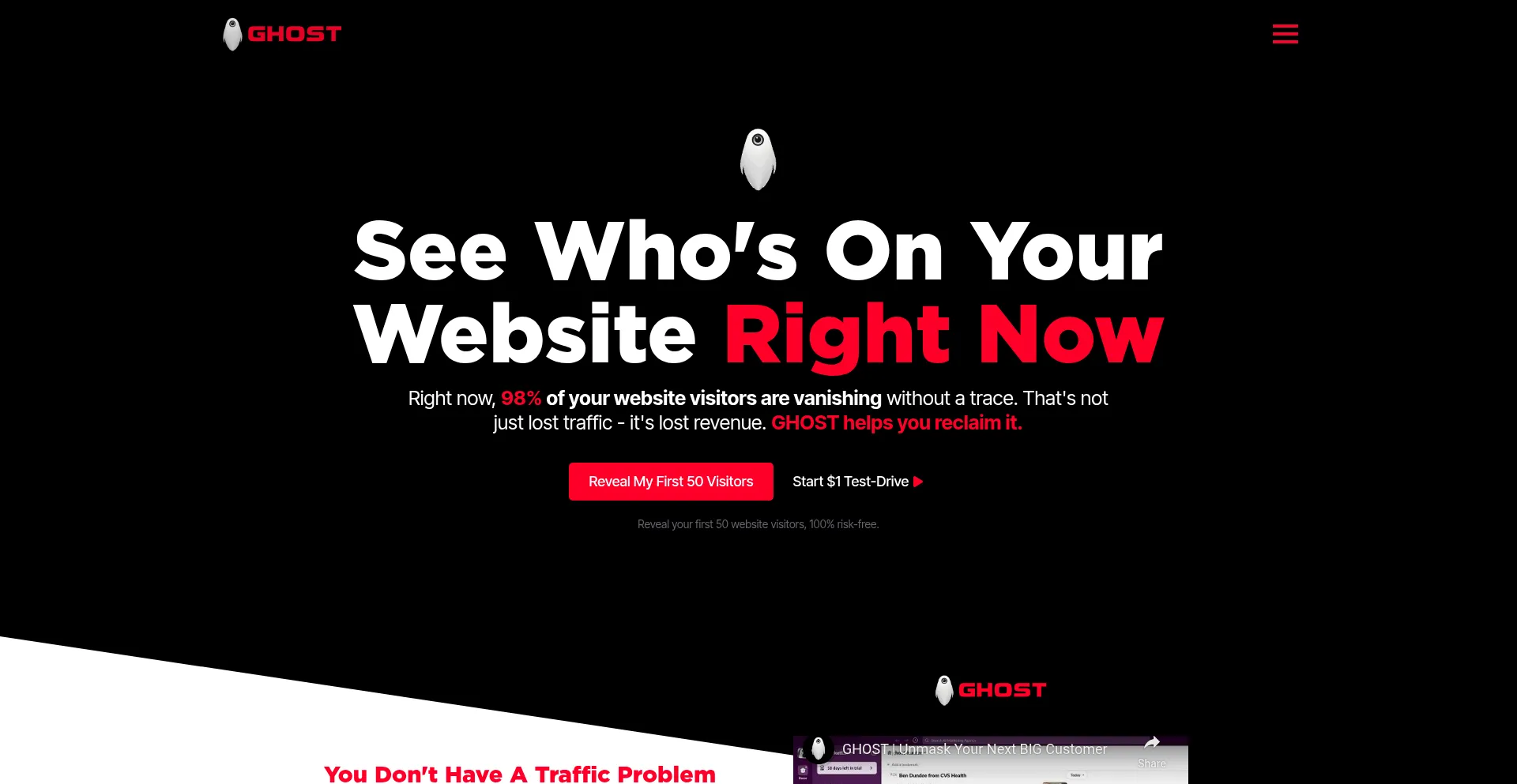 Ghostvisitors.com Screenshot