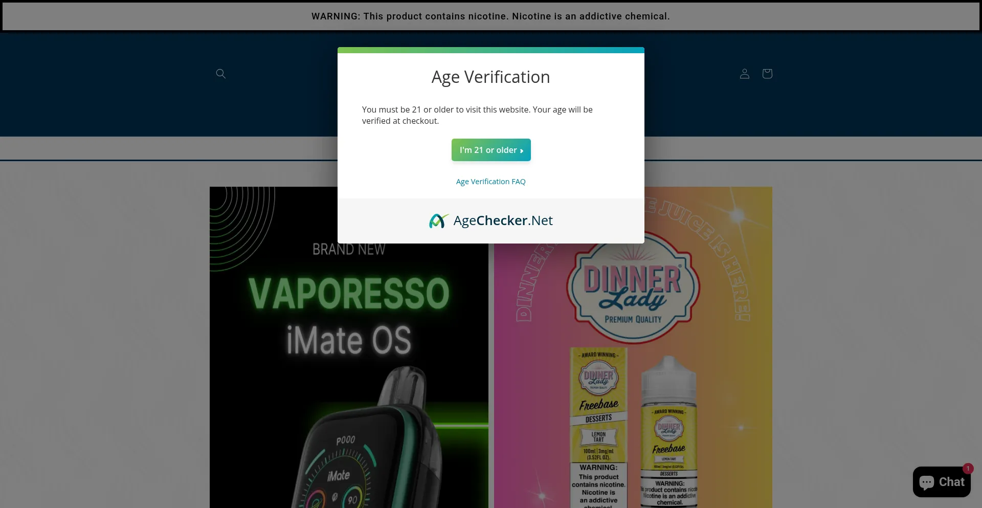 Giantvapes.com Screenshot