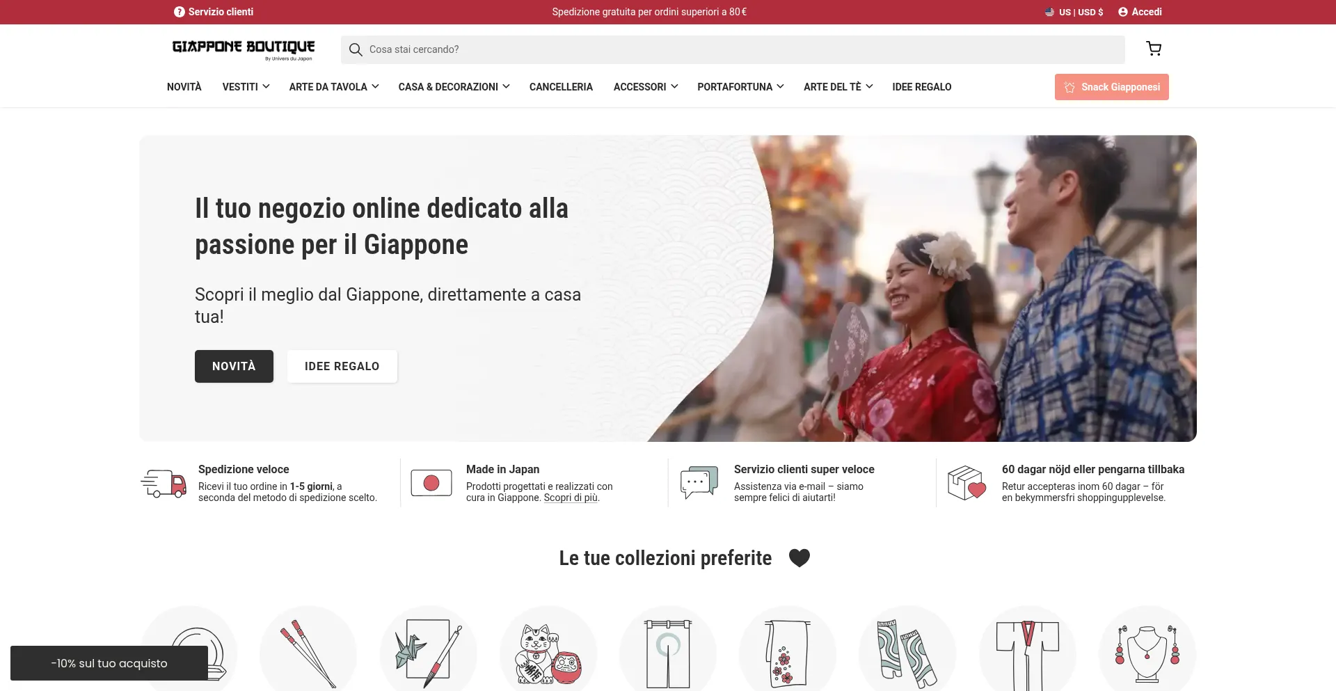¿És Seguro y Confiable Giapponeboutique.it?