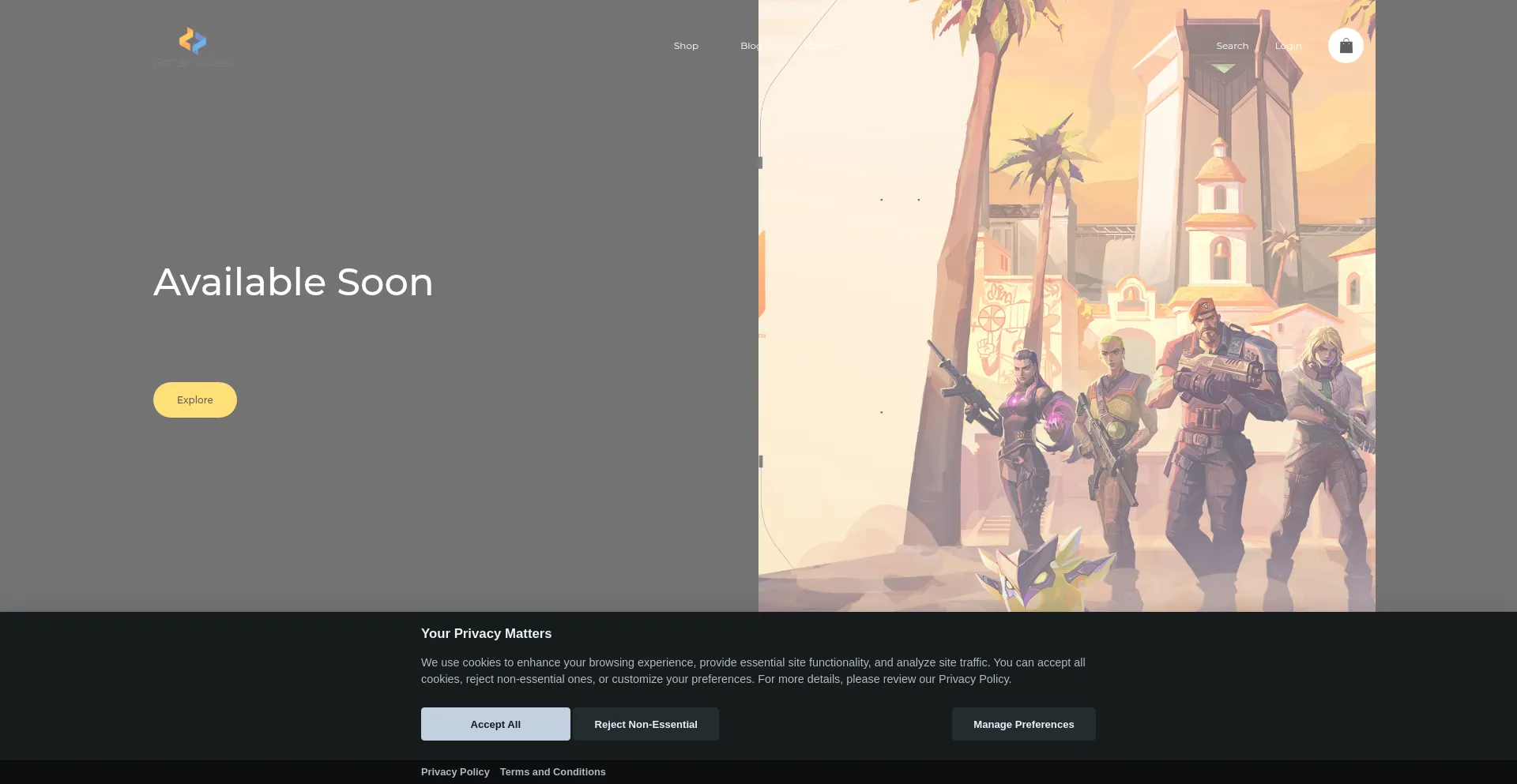 Website screenshot of Giftcardcoast.com