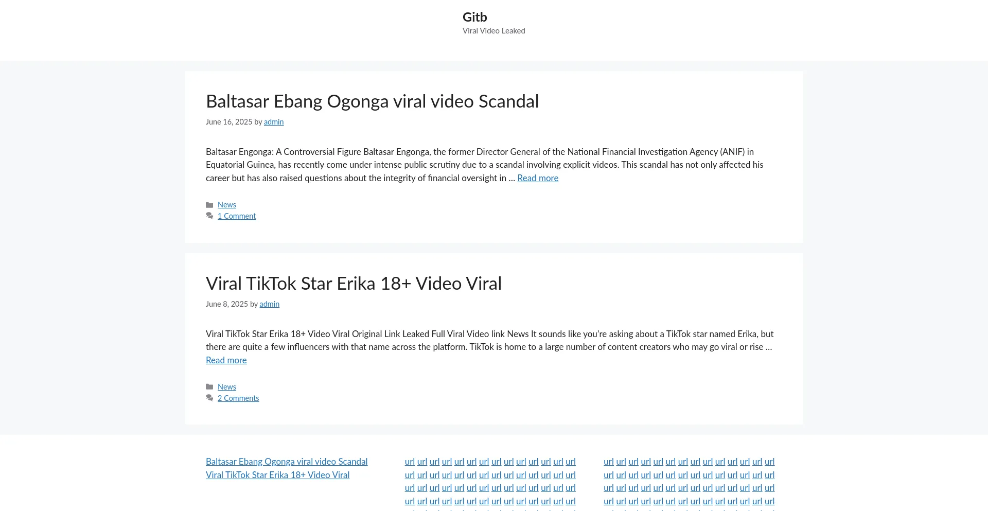 Website screenshot of Gitb.org
