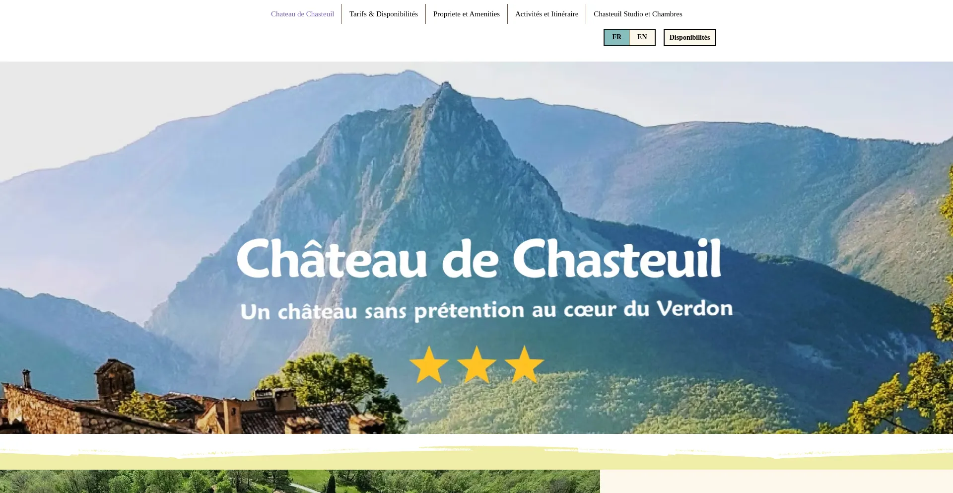Gitedechasteuil.com Screenshot