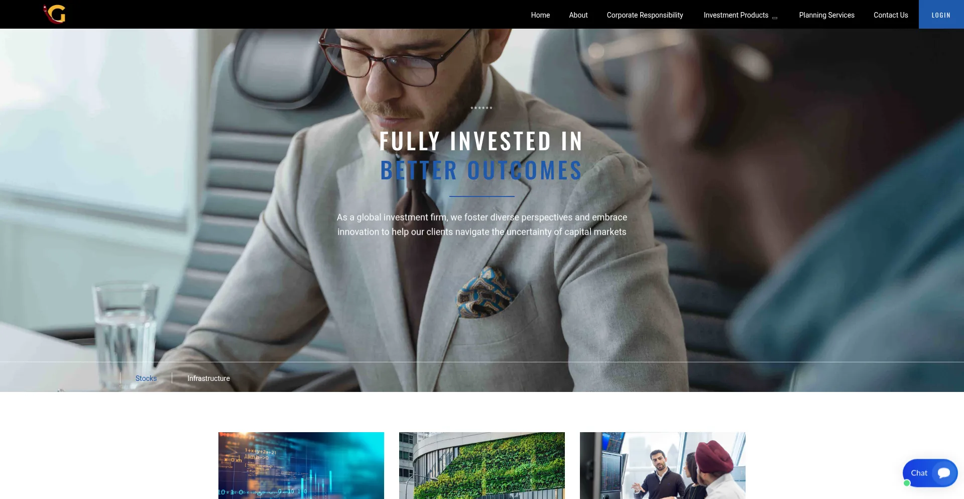 Glanortescu.ltd Screenshot