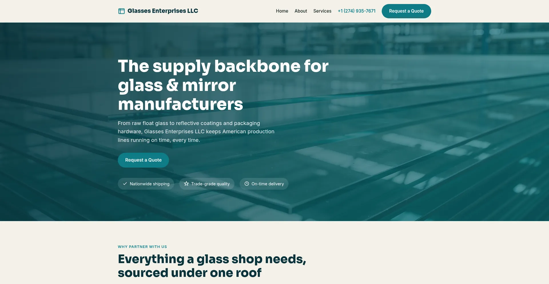 Glassesenterprises.com