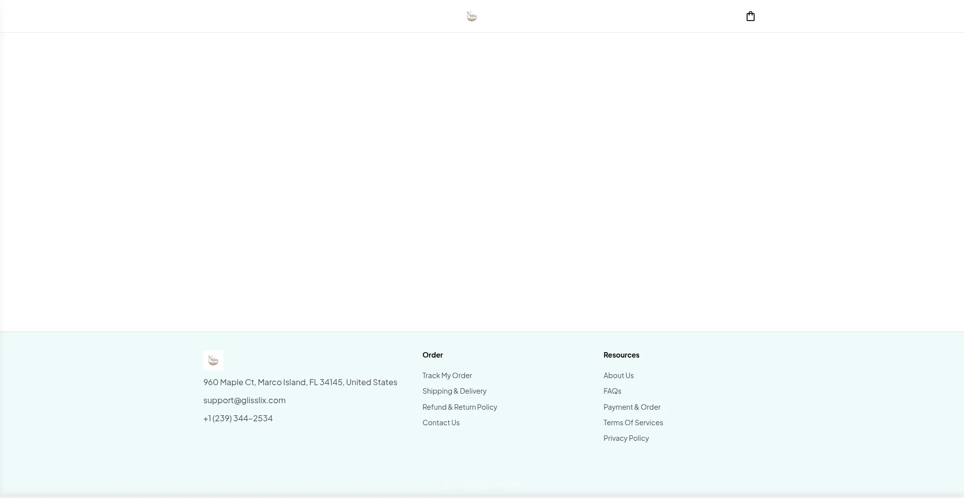 Website screenshot of Glisslix.com