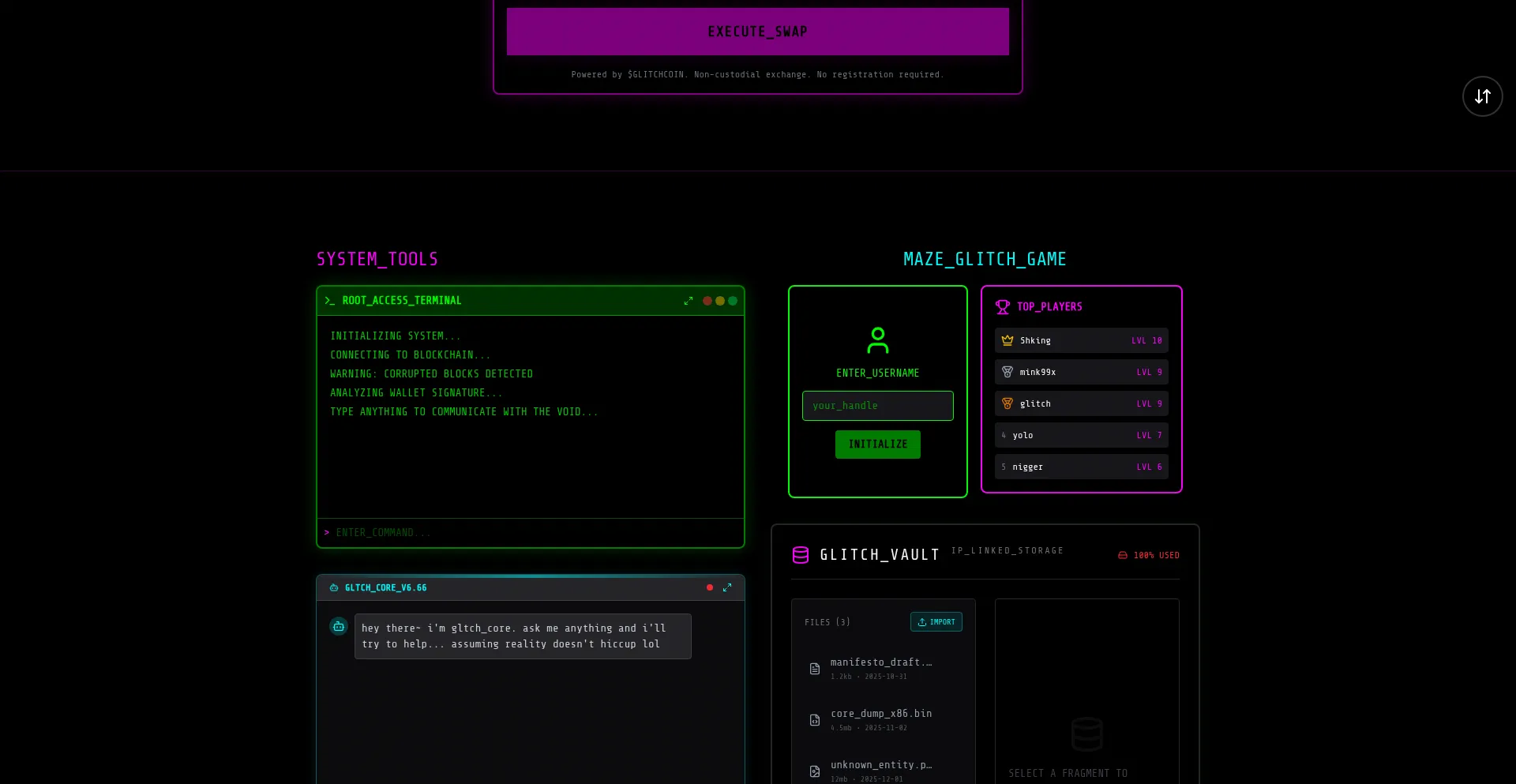 Glitchterminal.net