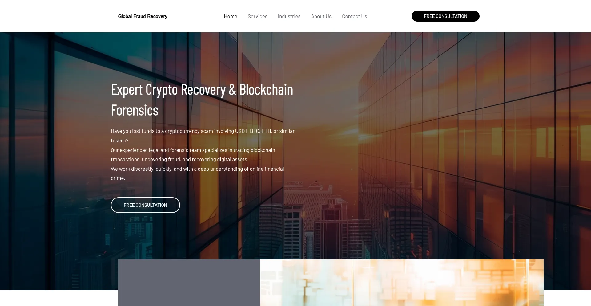 ¿És Seguro y Confiable Glo-recover.com?