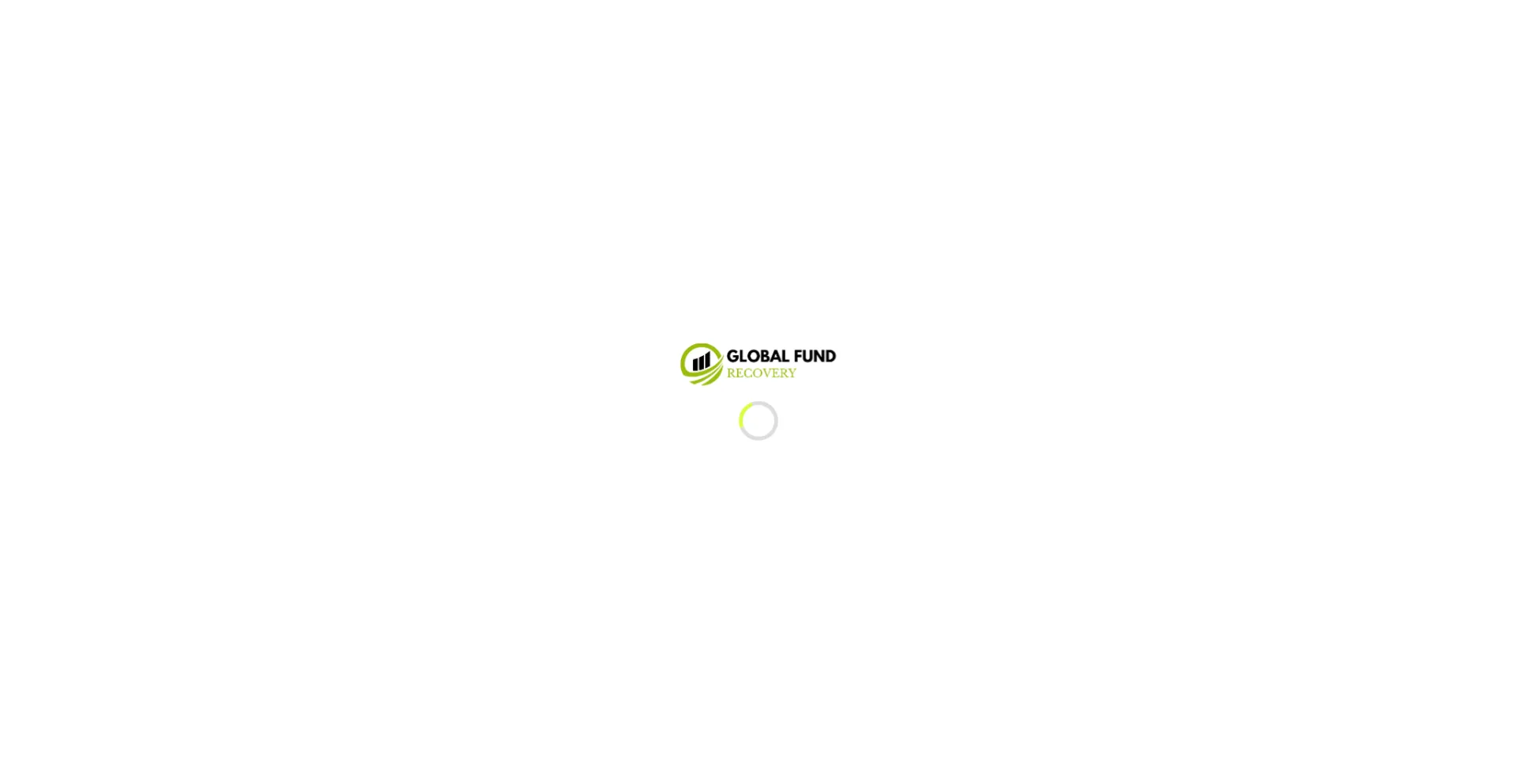 Website screenshot of Globalfundrecovery.com