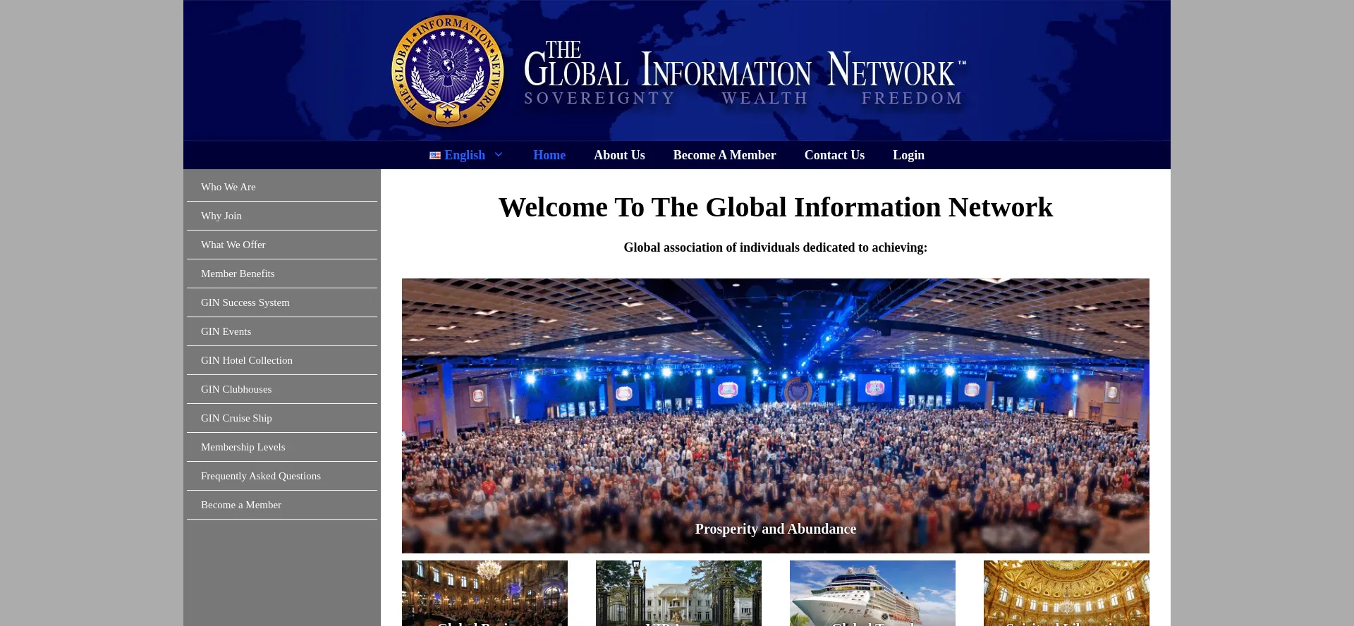 Globalinformationnetwork.com Screenshot